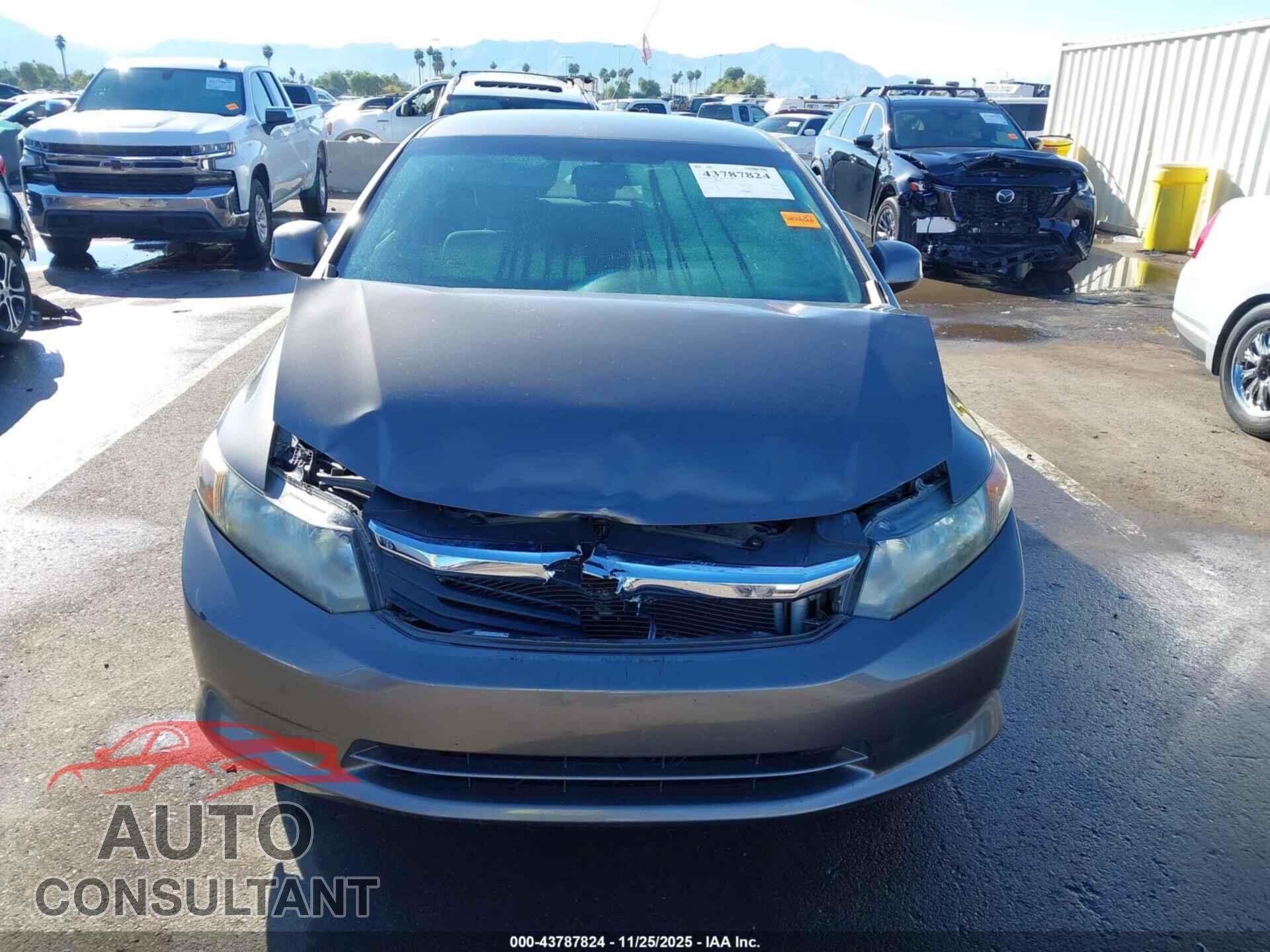 HONDA CIVIC 2012 - 19XFB2F55CE328772
