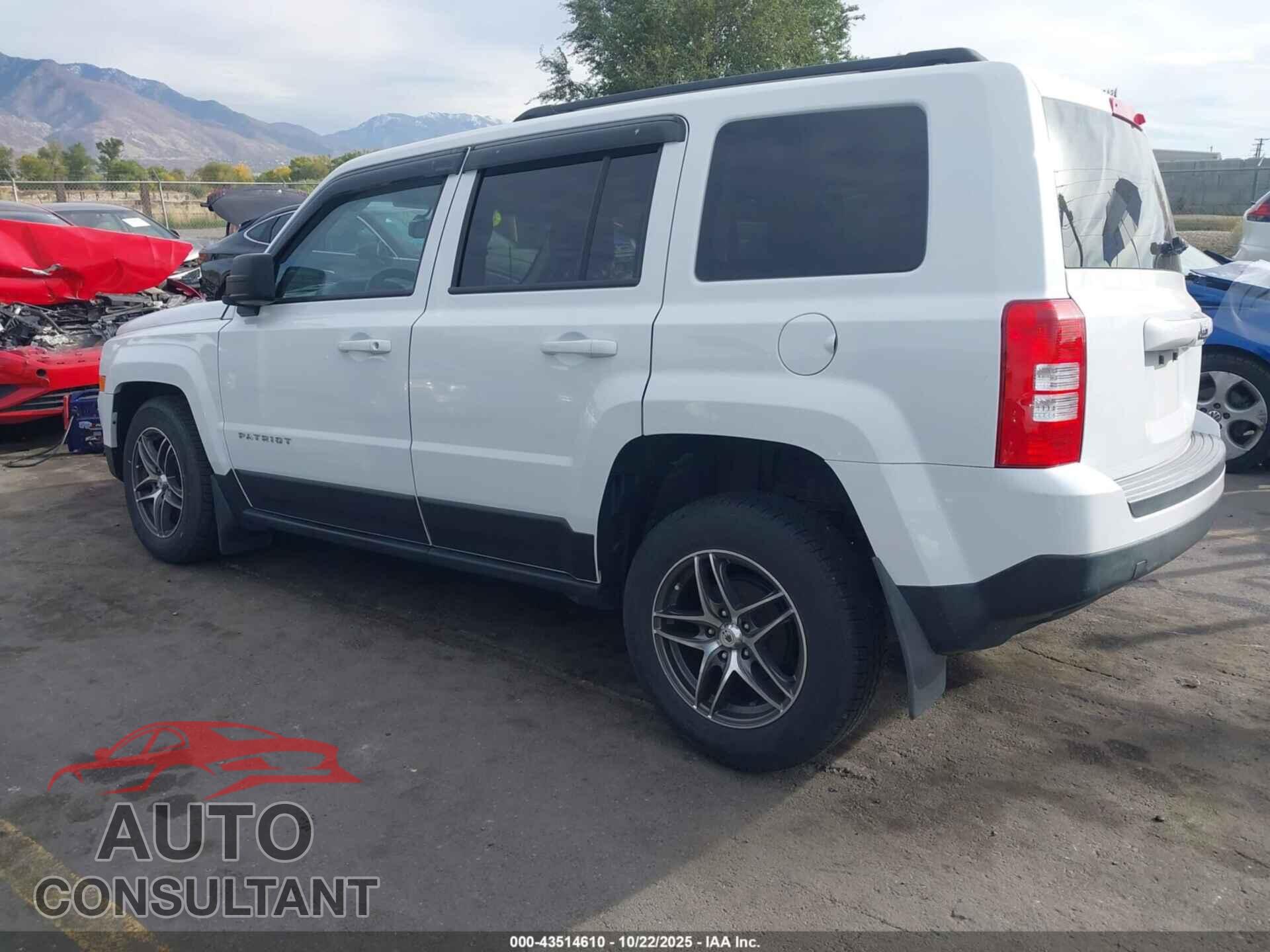 JEEP PATRIOT 2017 - 1C4NJPBB6HD166375