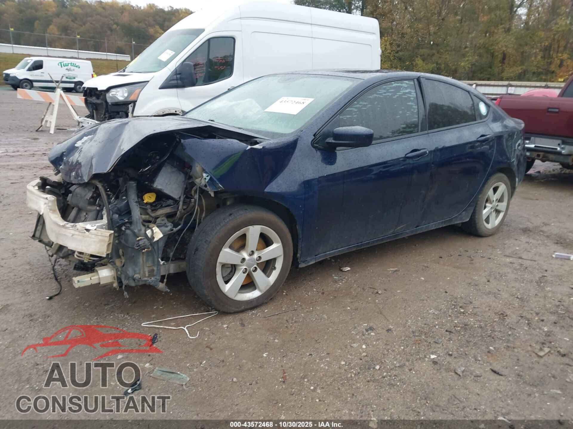 DODGE DART 2015 - 1C3CDFBB4FD415394