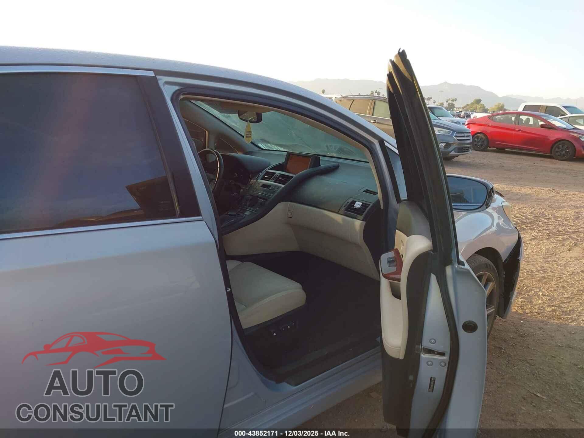 LEXUS HS 250H 2010 - JTHBB1BA9A2002929