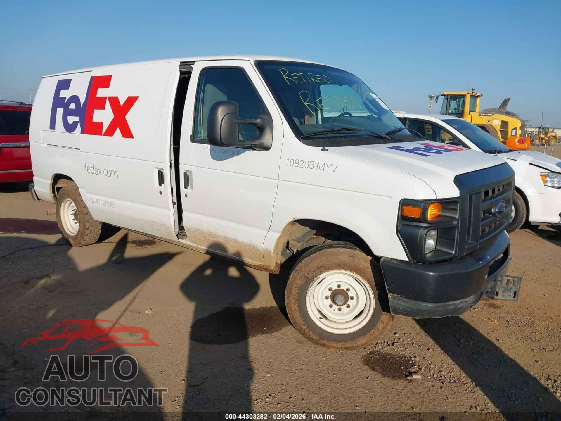 FORD E-150 2010 - 1FTNE1EW6ADA91196