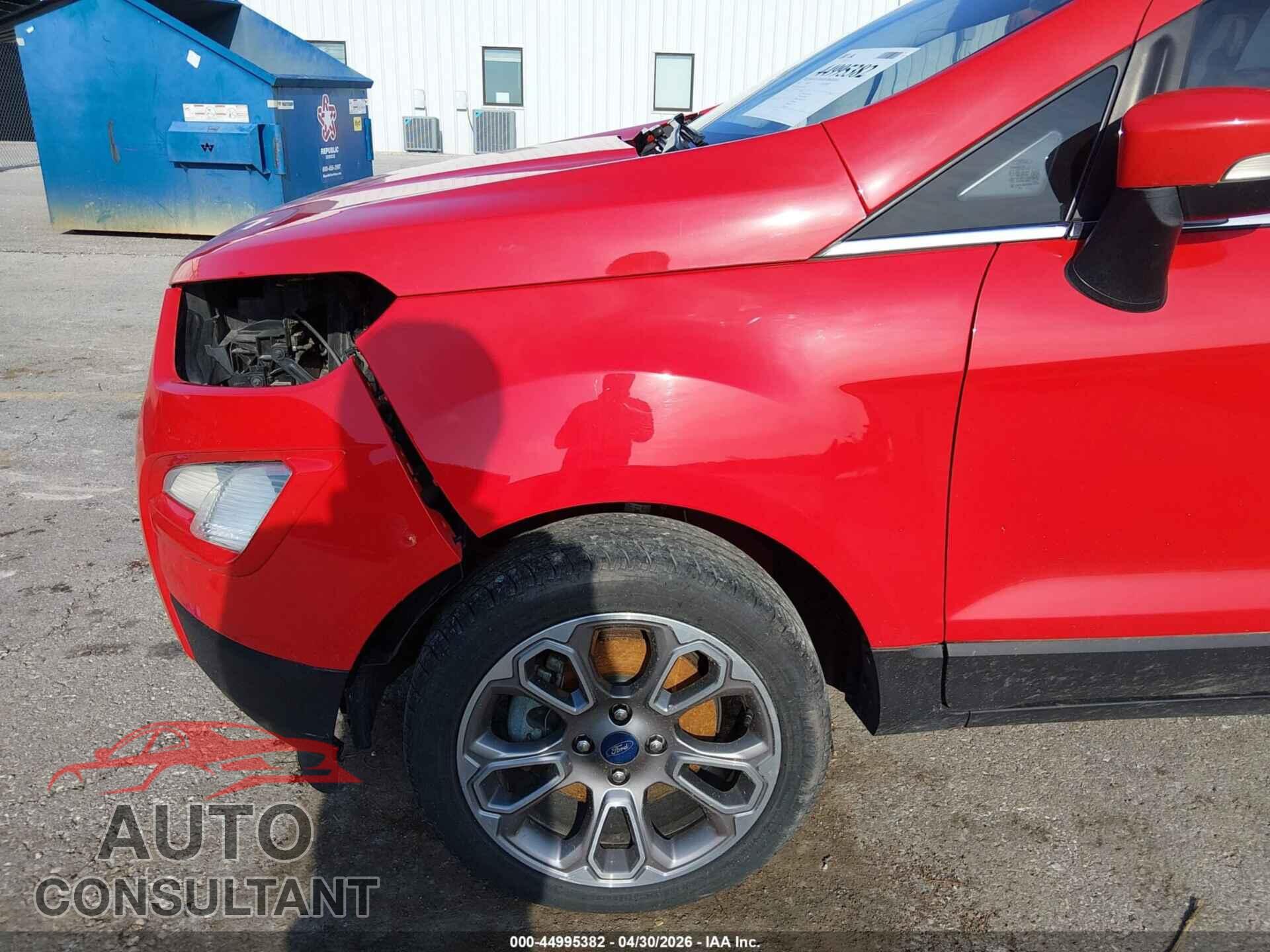 FORD ECOSPORT 2019 - MAJ6S3KL1KC296540