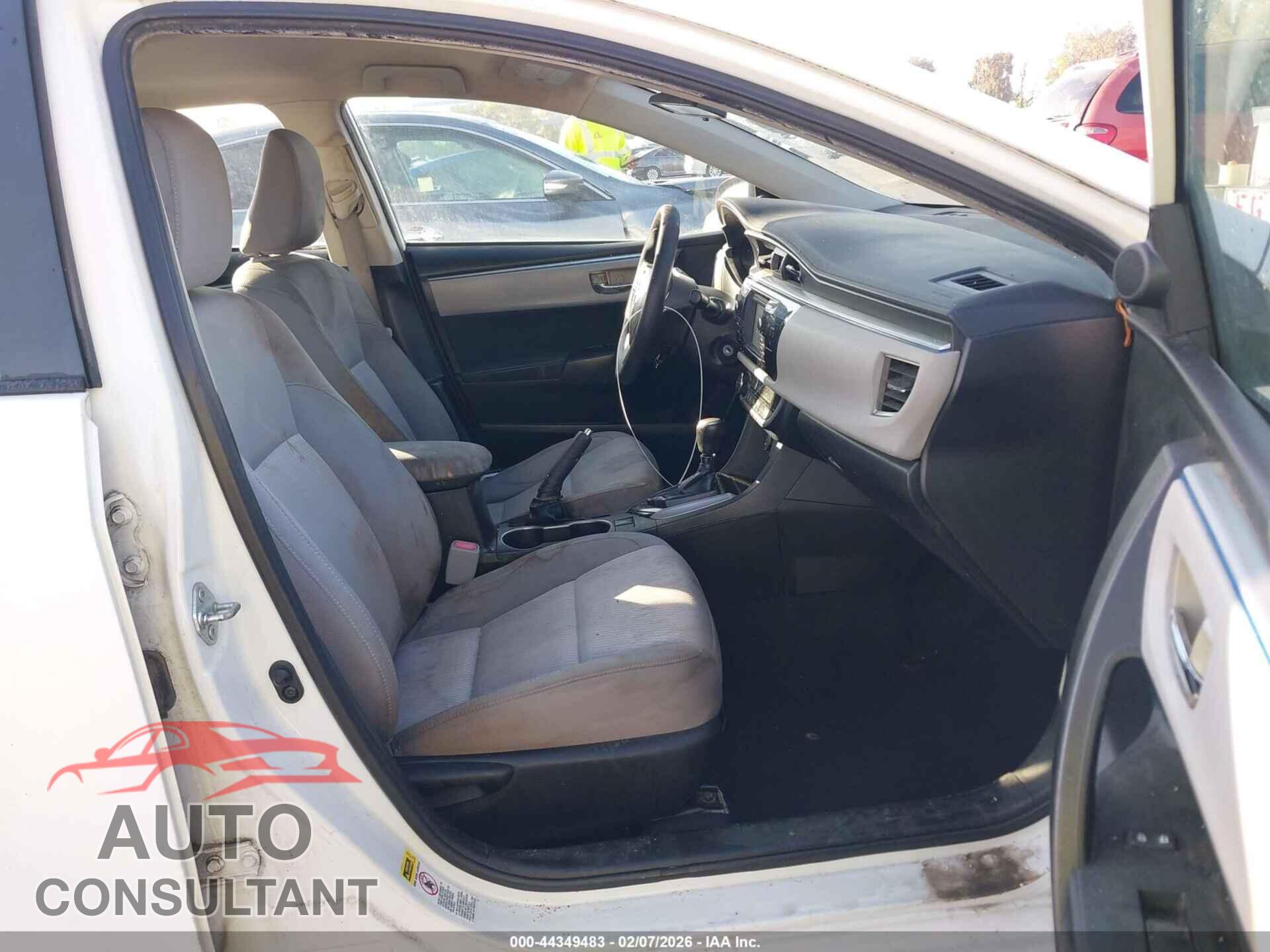 TOYOTA COROLLA 2014 - 5YFBURHE8EP043371
