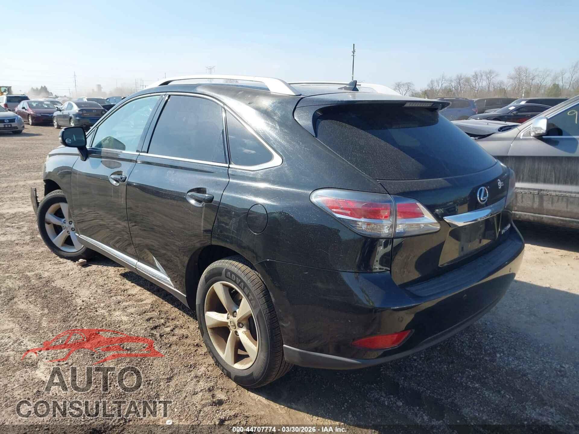 LEXUS RX 350 2013 - 2T2BK1BA8DC169401