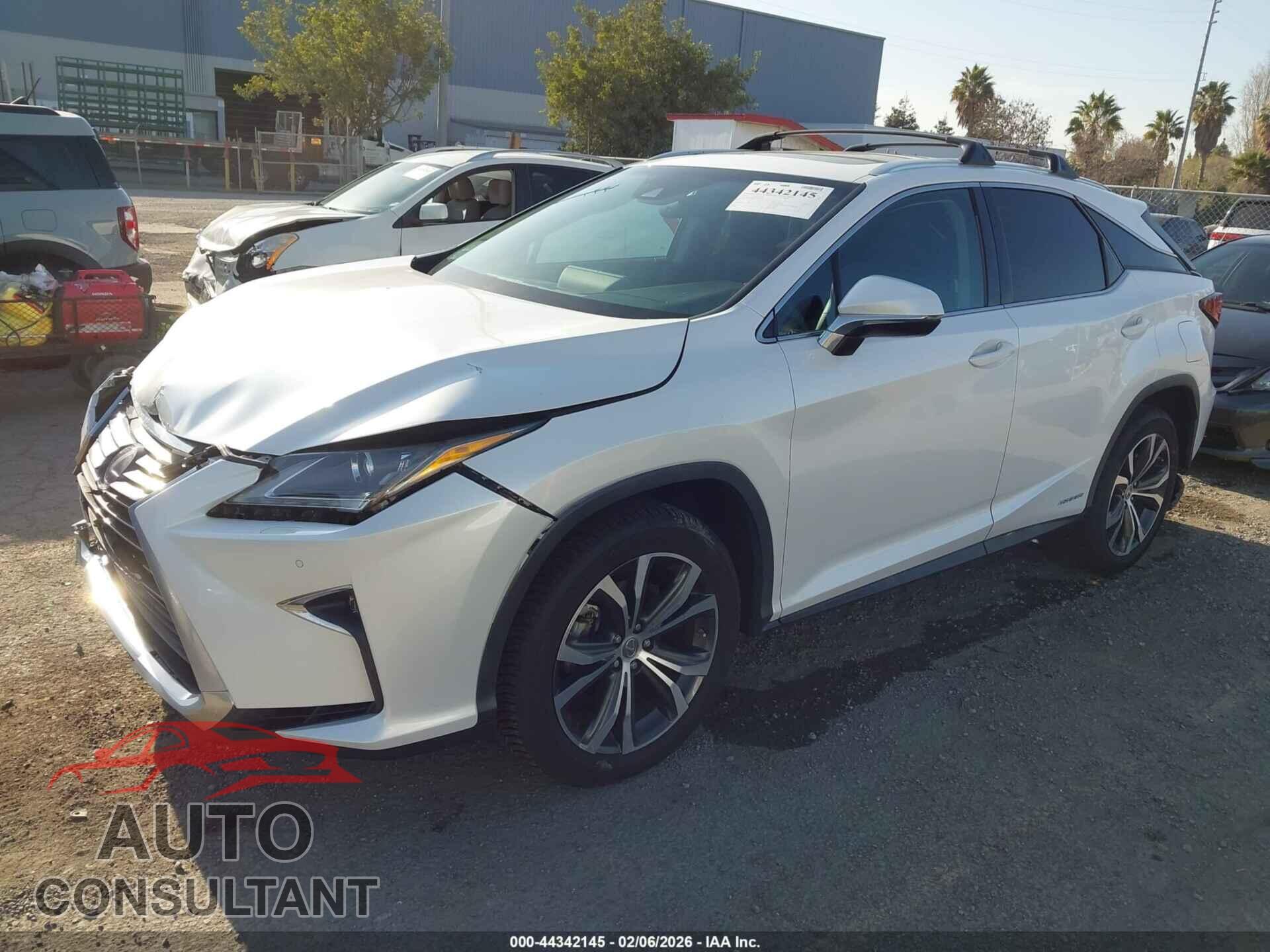 LEXUS RX 450H 2016 - 2T2BGMCA2GC006068