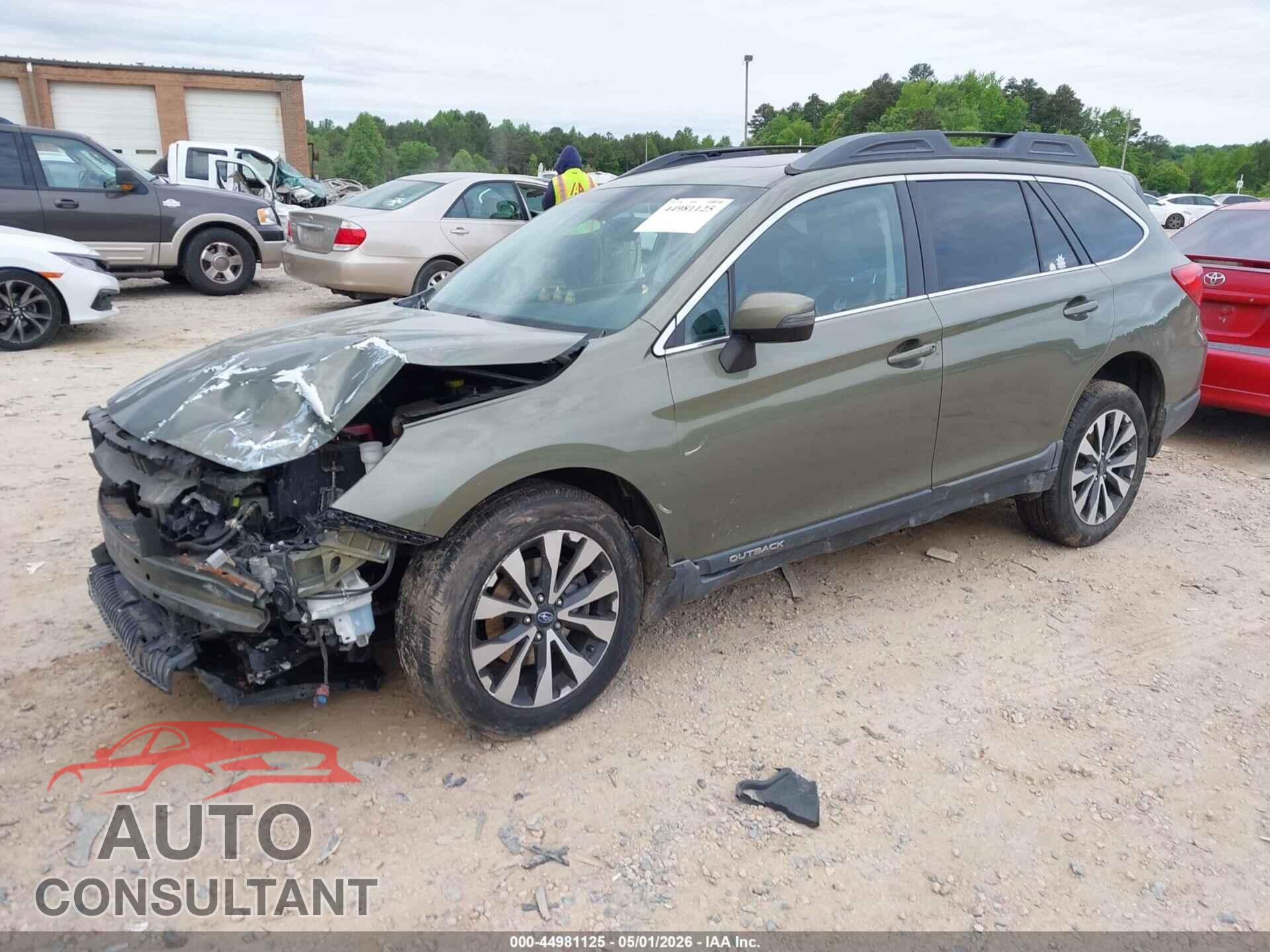 SUBARU OUTBACK 2016 - 4S4BSENC7G3242291