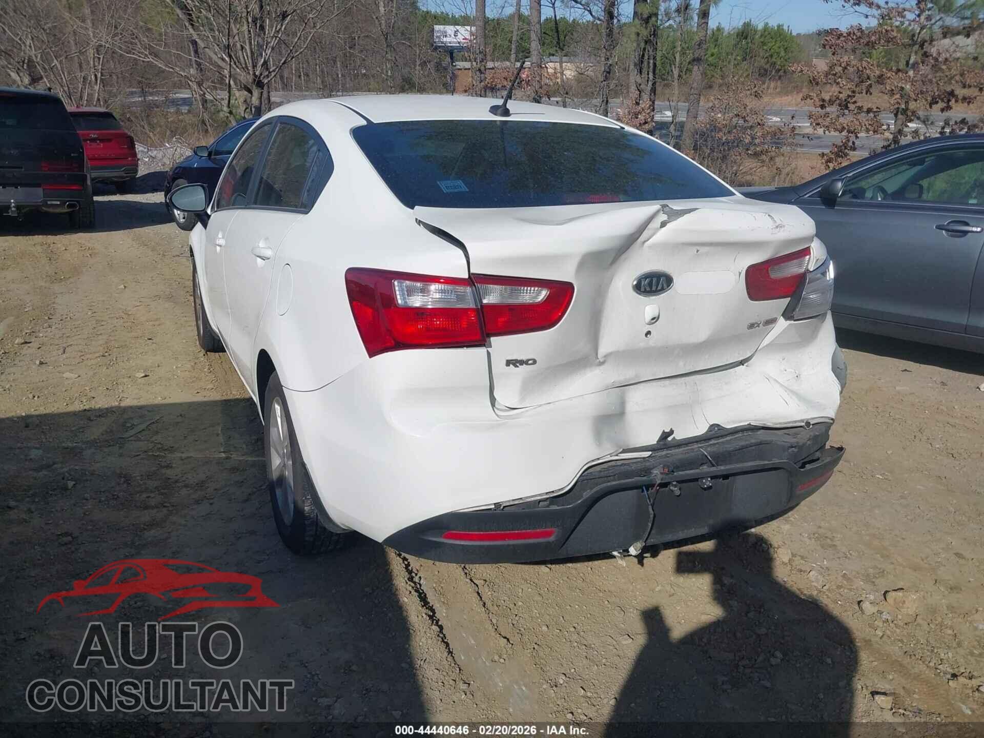 KIA RIO 2012 - KNADN4A32C6090186