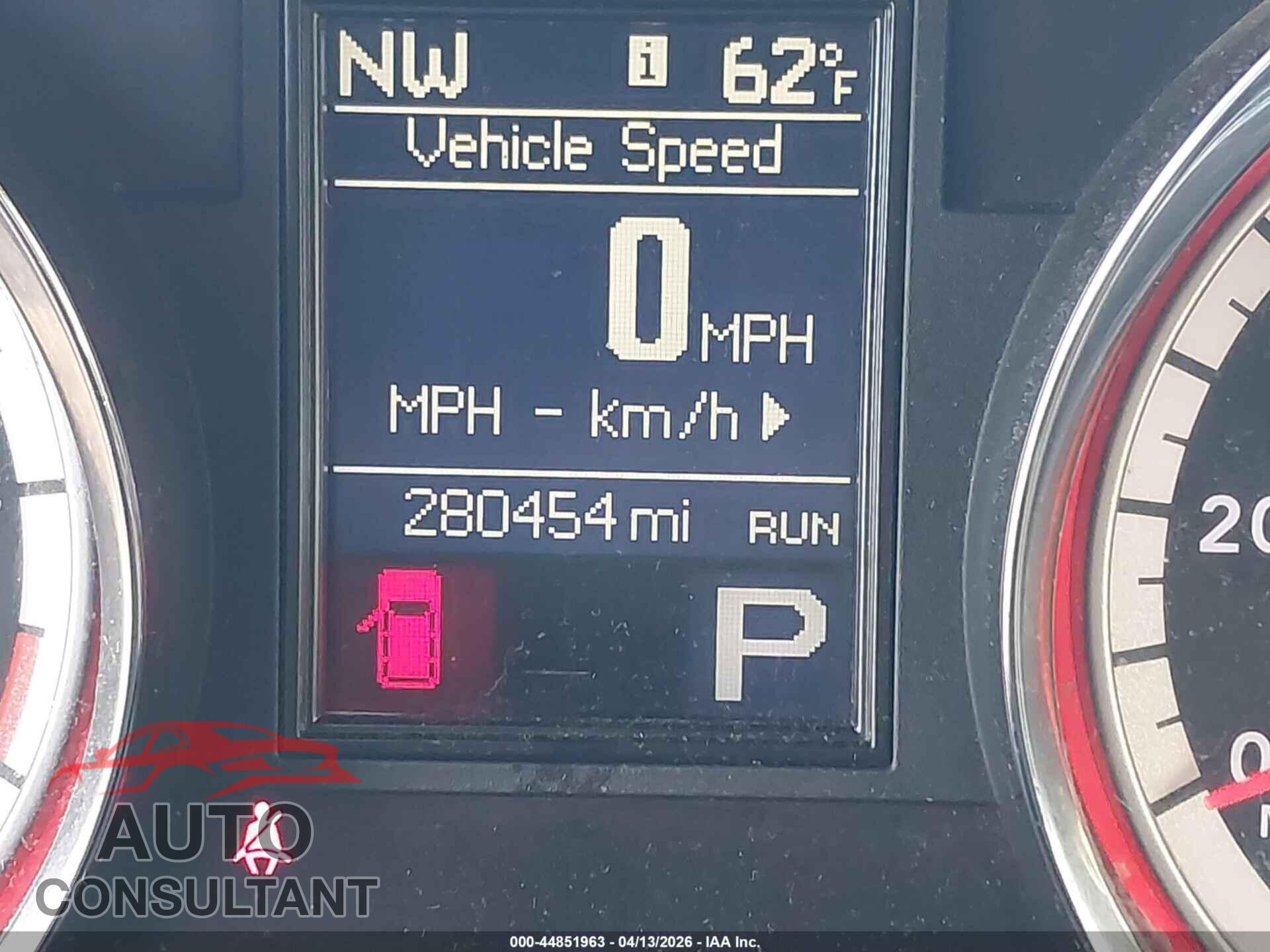 DODGE DURANGO 2012 - 1C4RDHEG3CC126727