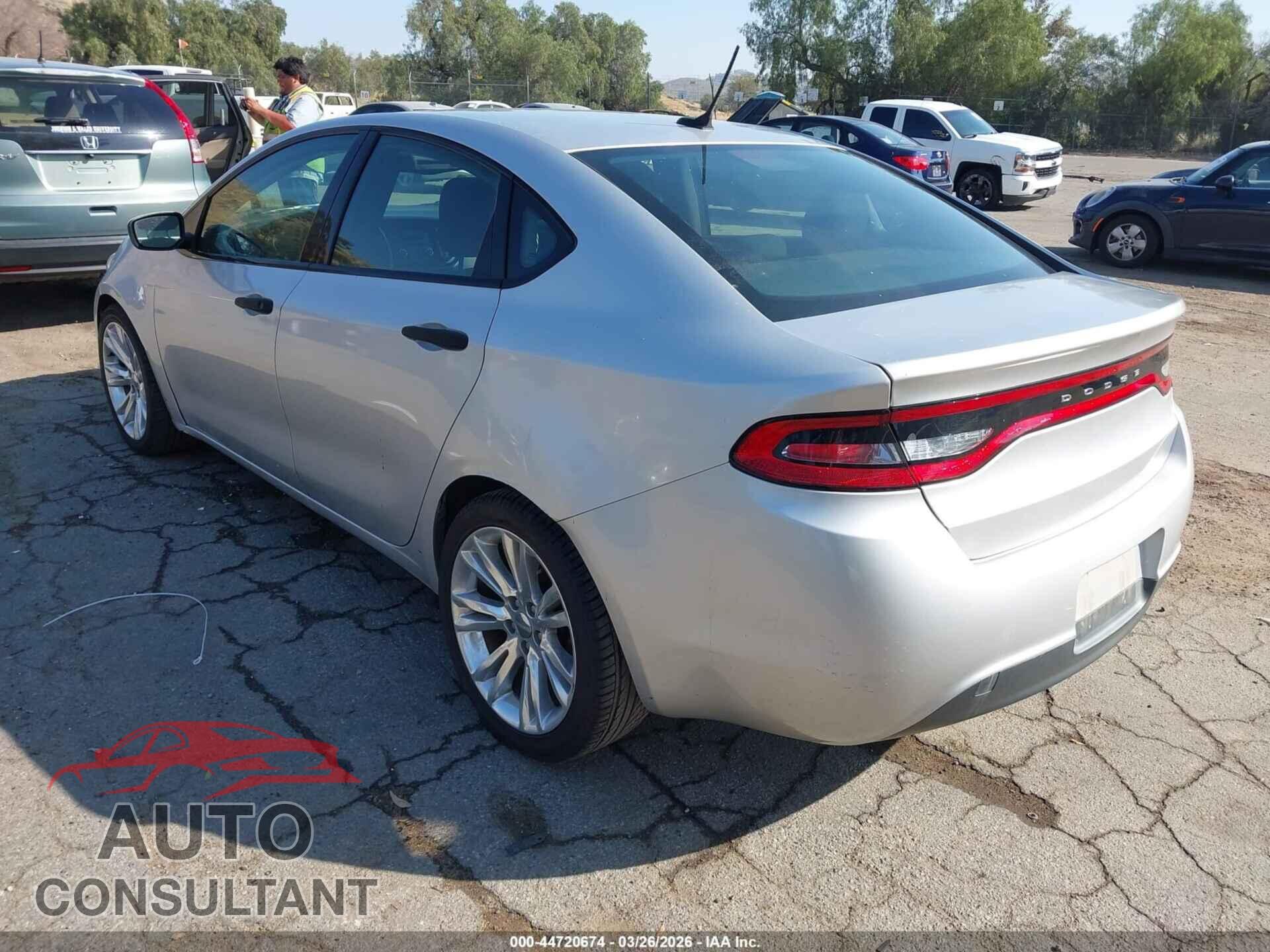DODGE DART 2013 - 1C3CDFAAXDD241661