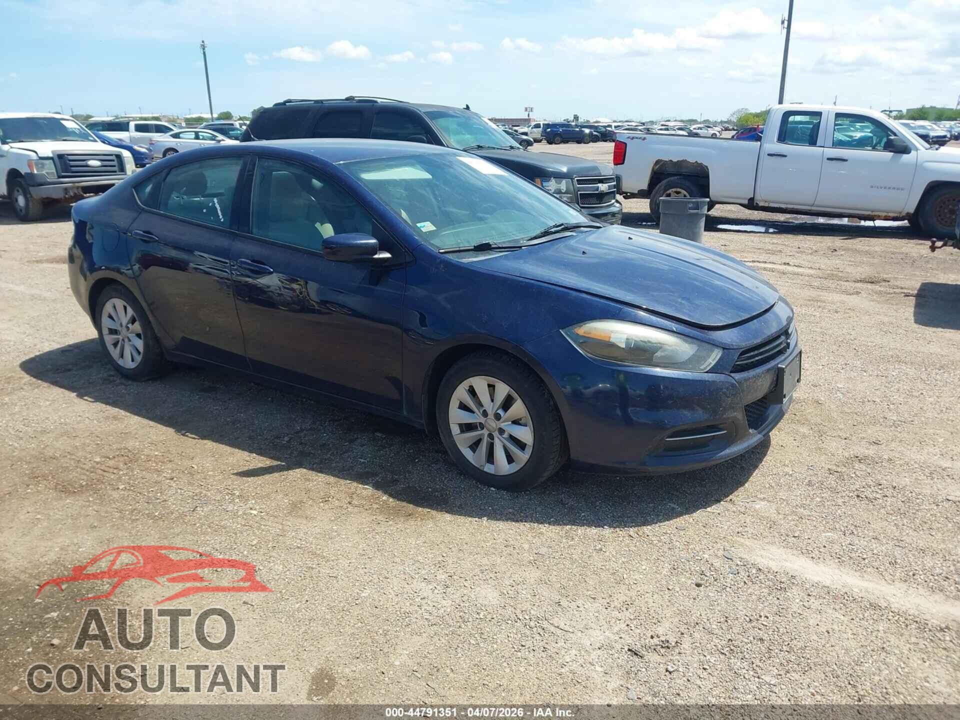 DODGE DART 2014 - 1C3CDFBB2ED742388