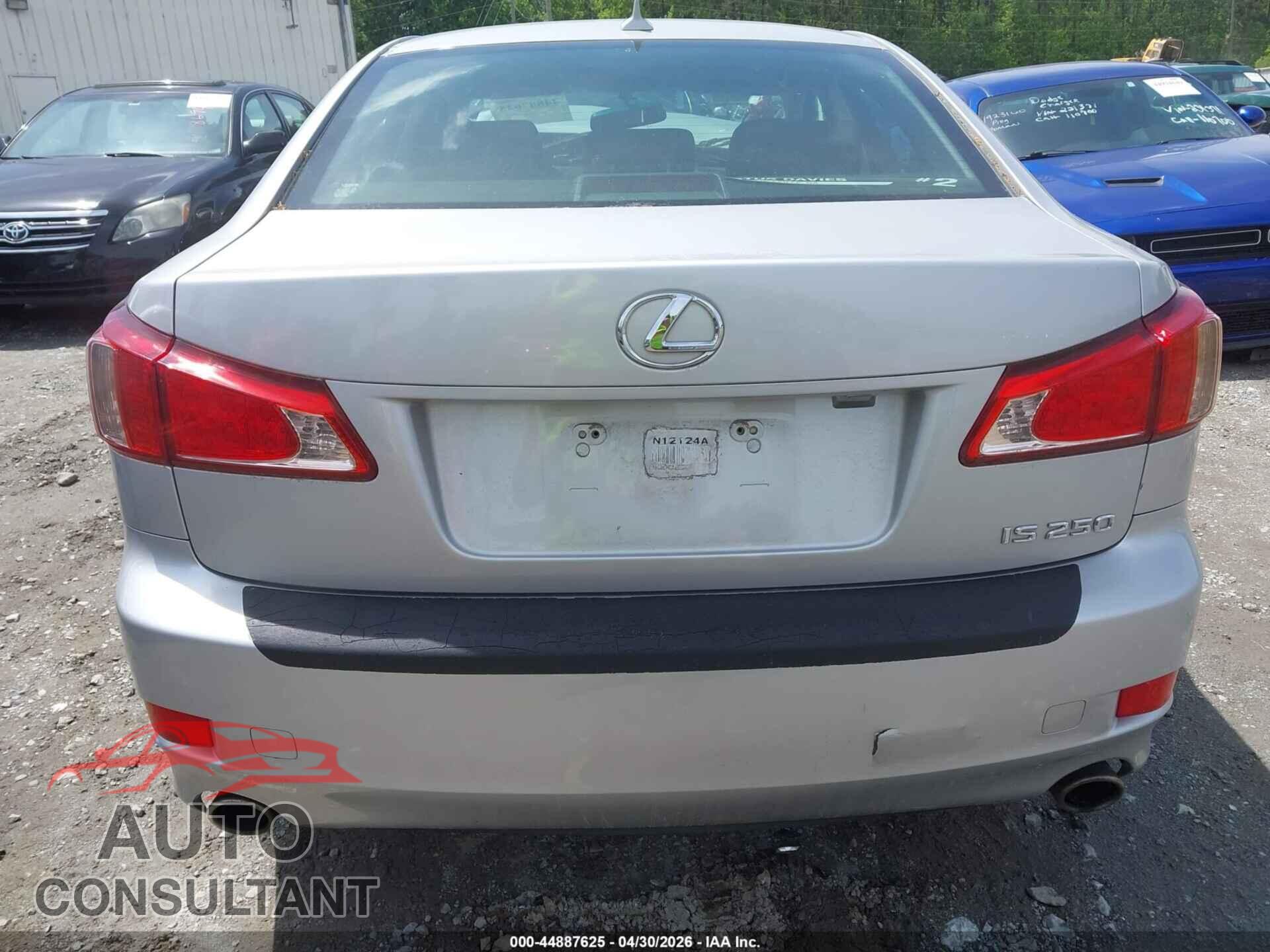 LEXUS IS 250 2012 - JTHBF5C24C5157635