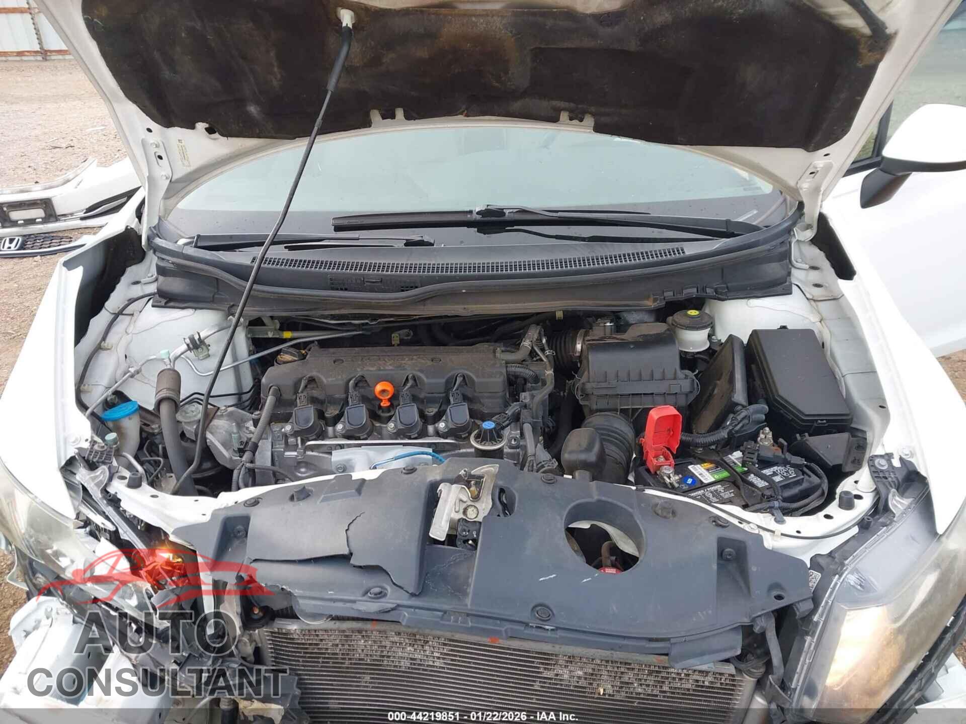 HONDA CIVIC 2013 - 19XFB2F56DE080422