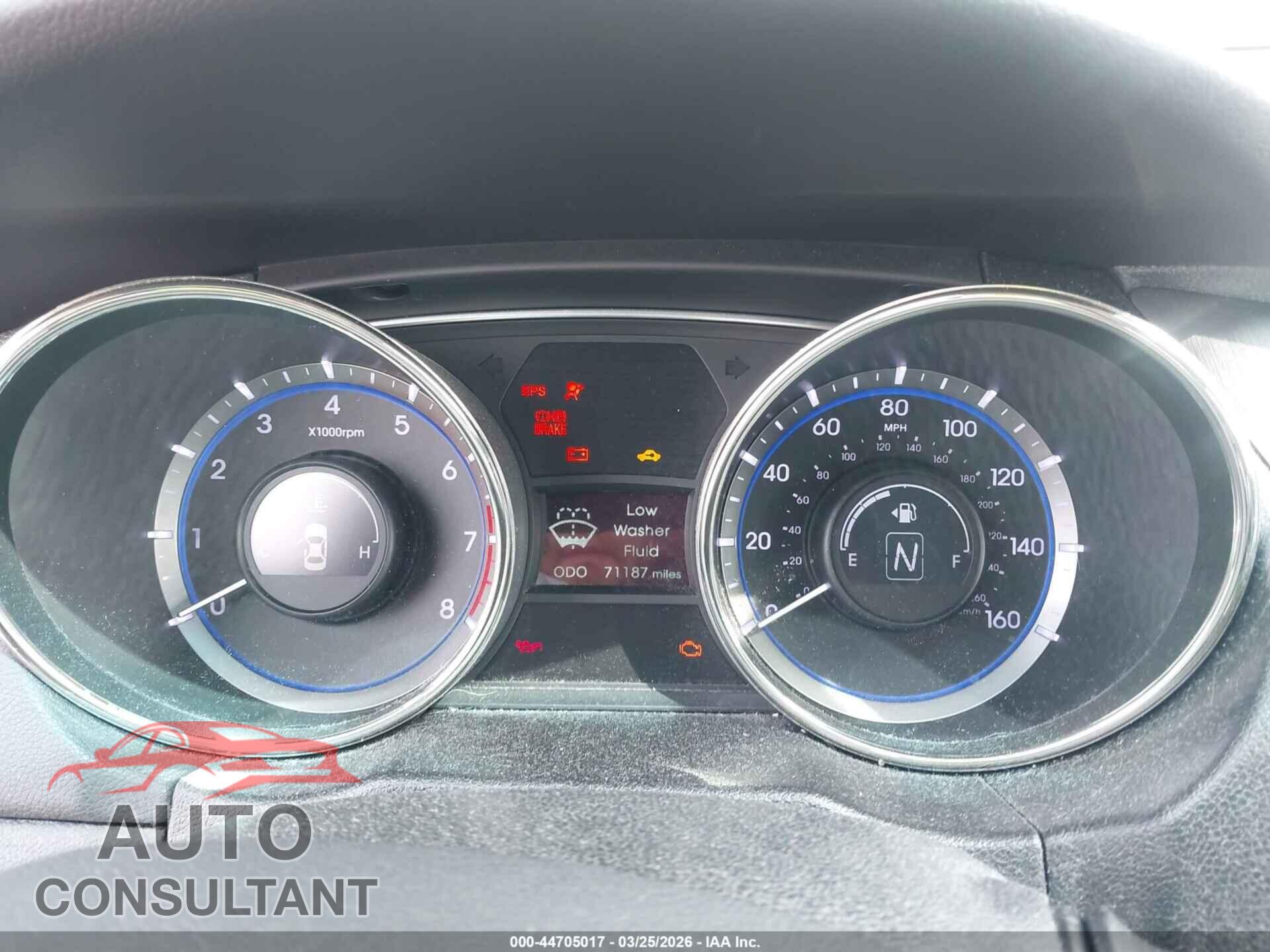 HYUNDAI SONATA 2012 - 5NPEC4AC4CH329840