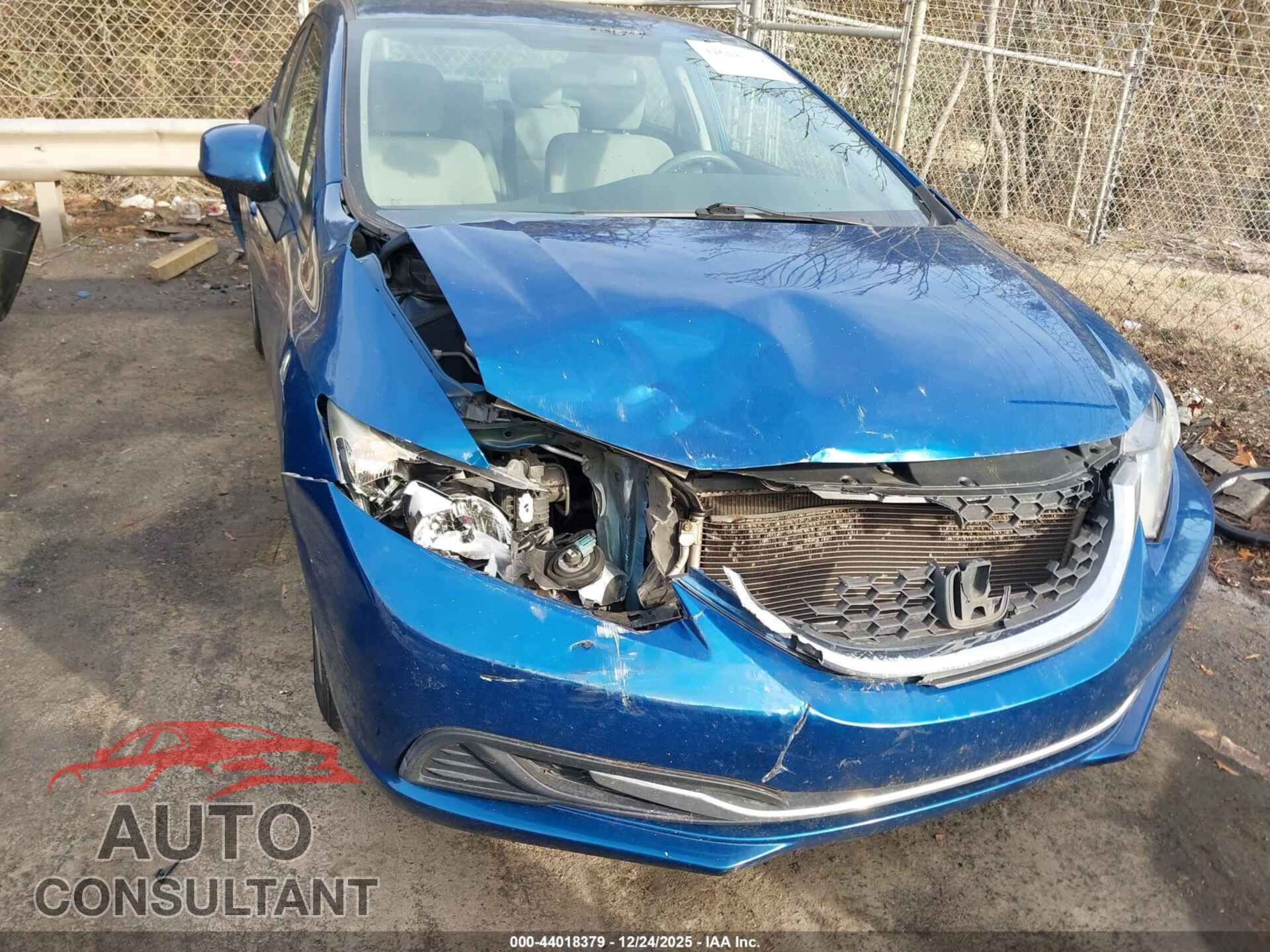 HONDA CIVIC 2013 - 2HGFB2F51DH602069