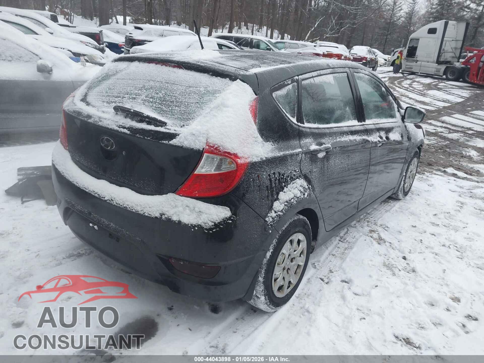 HYUNDAI ACCENT 2012 - KMHCT5AE5CU033600