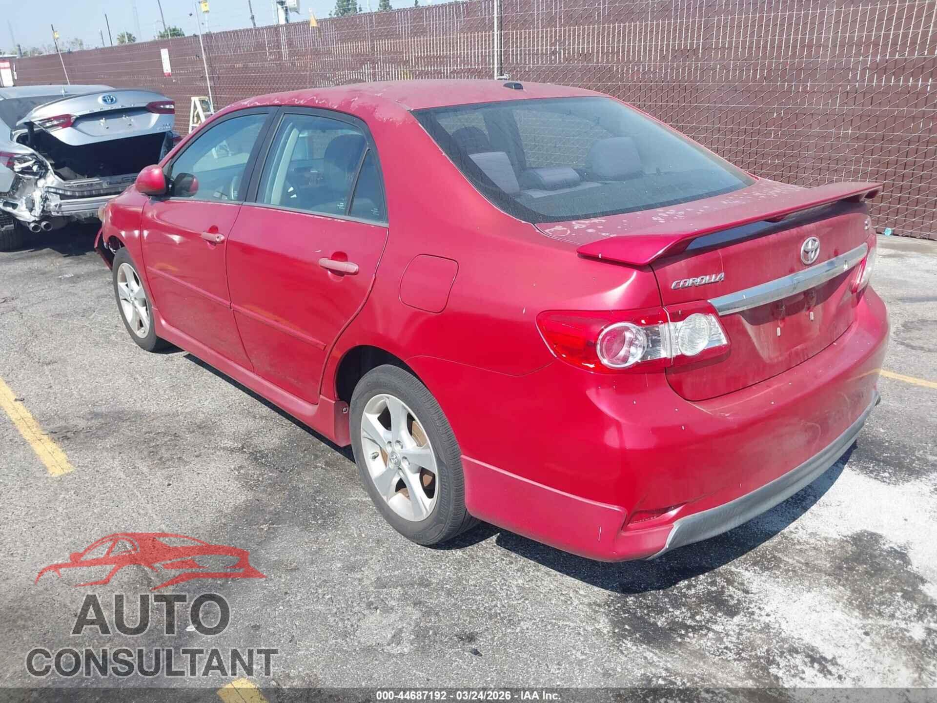 TOYOTA COROLLA 2012 - 2T1BU4EE7CC815931