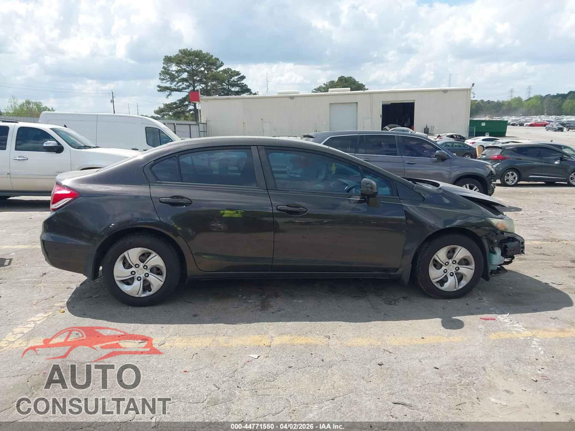 HONDA CIVIC 2013 - 2HGFB2F57DH577906