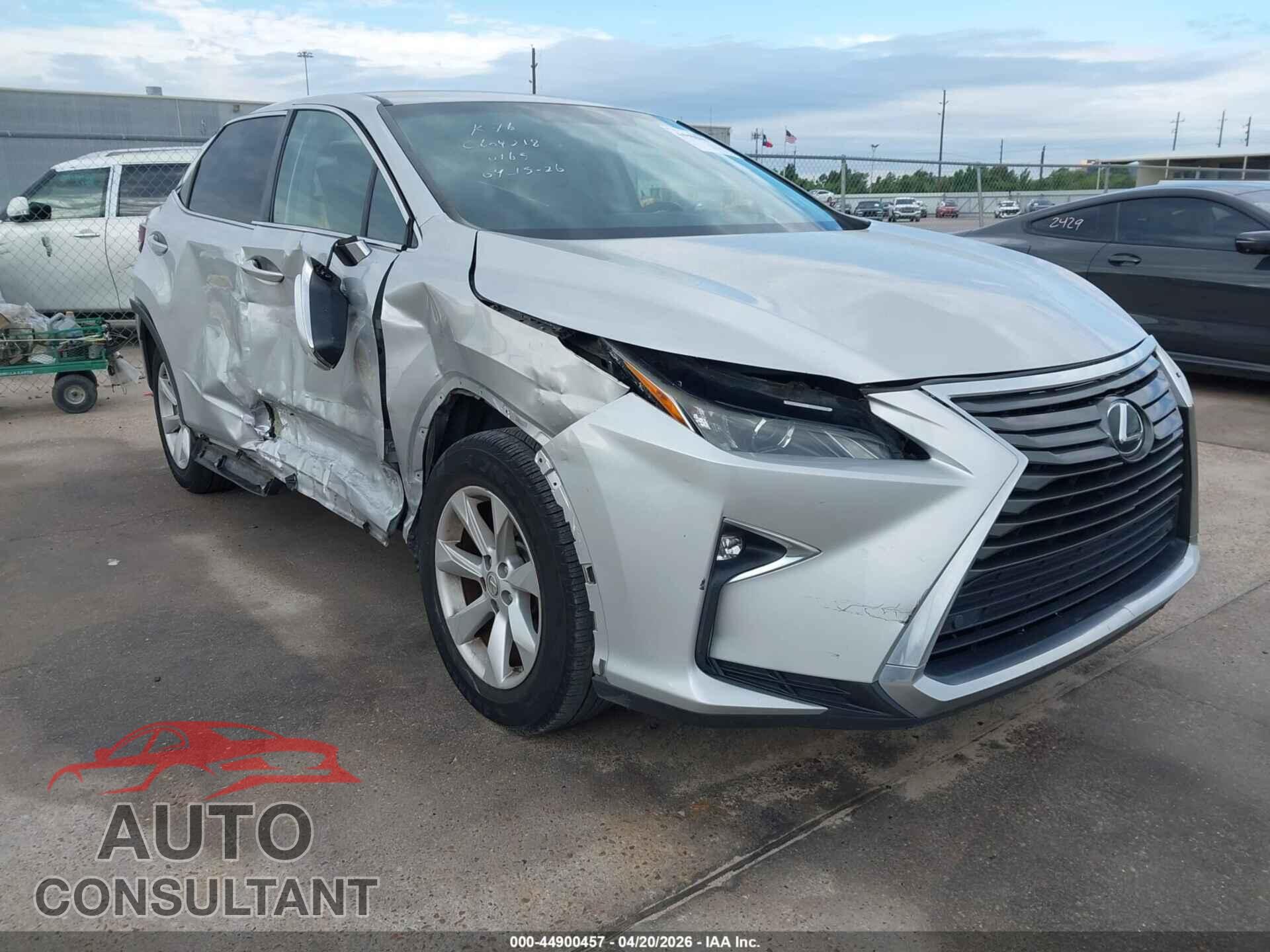LEXUS RX 350 2016 - 2T2ZZMCA3GC020165