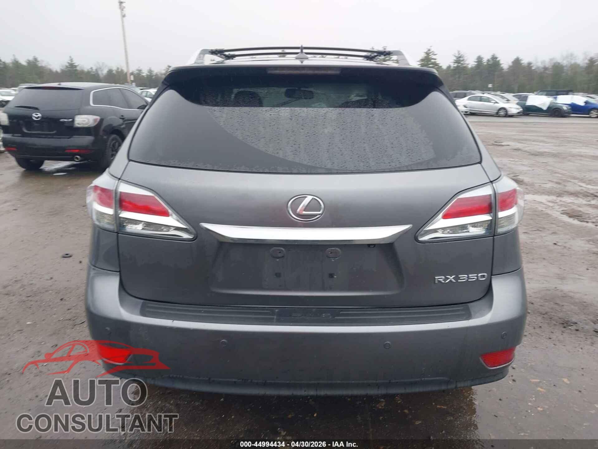 LEXUS RX 350 2013 - 2T2BK1BA2DC198392