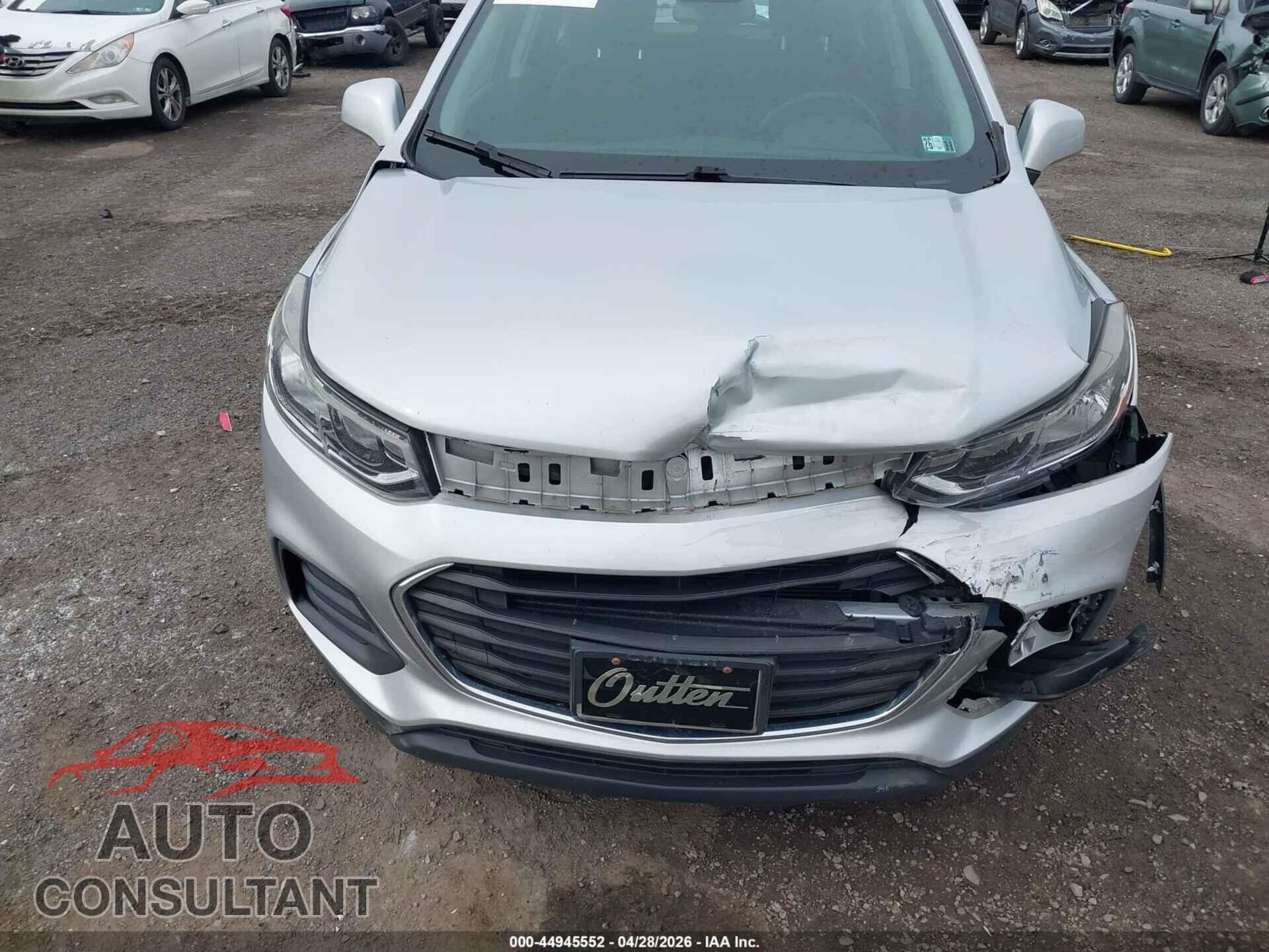 CHEVROLET TRAX 2017 - 3GNCJKSB3HL283441