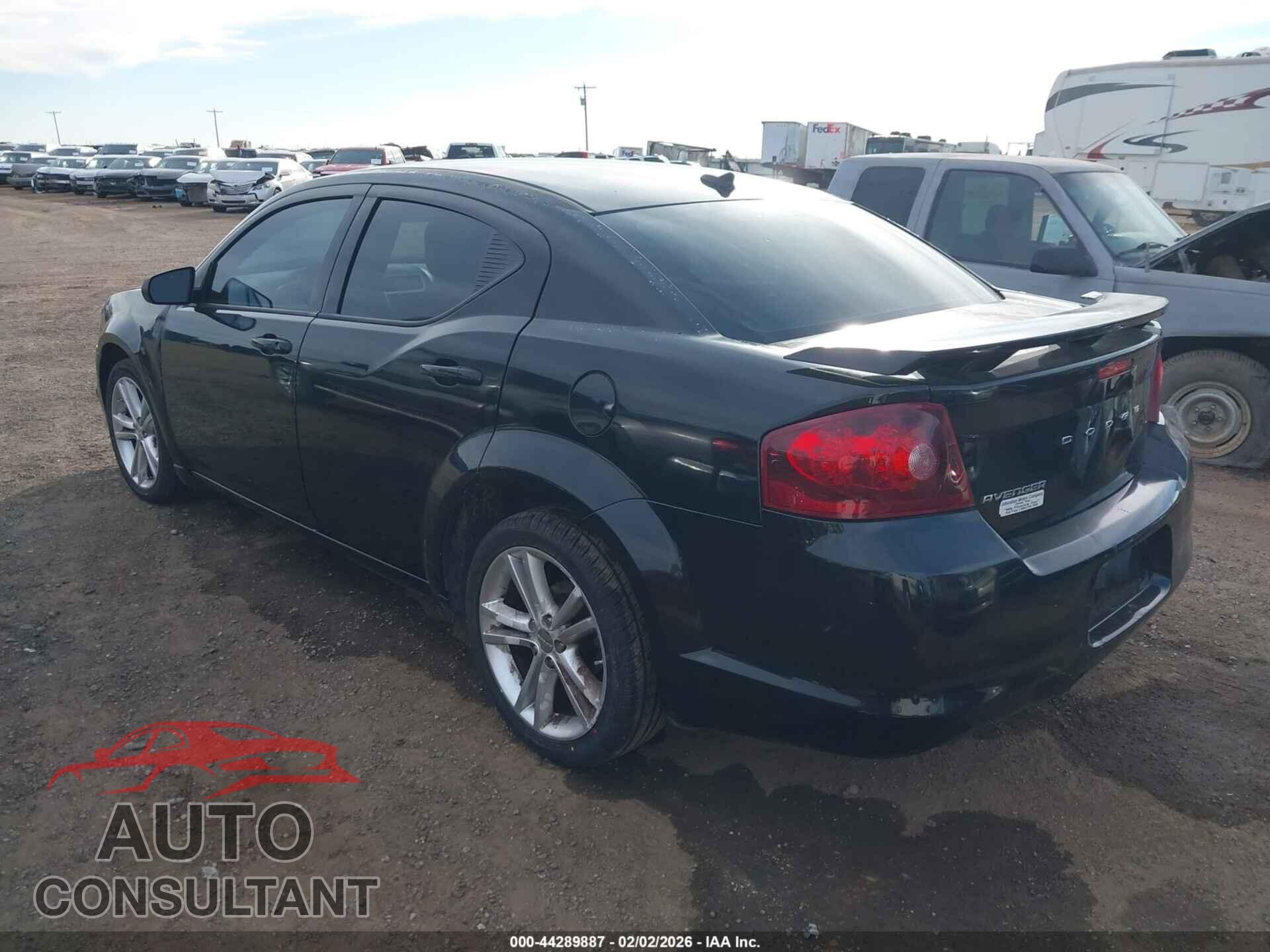 DODGE AVENGER 2012 - 1C3CDZAG8CN290940