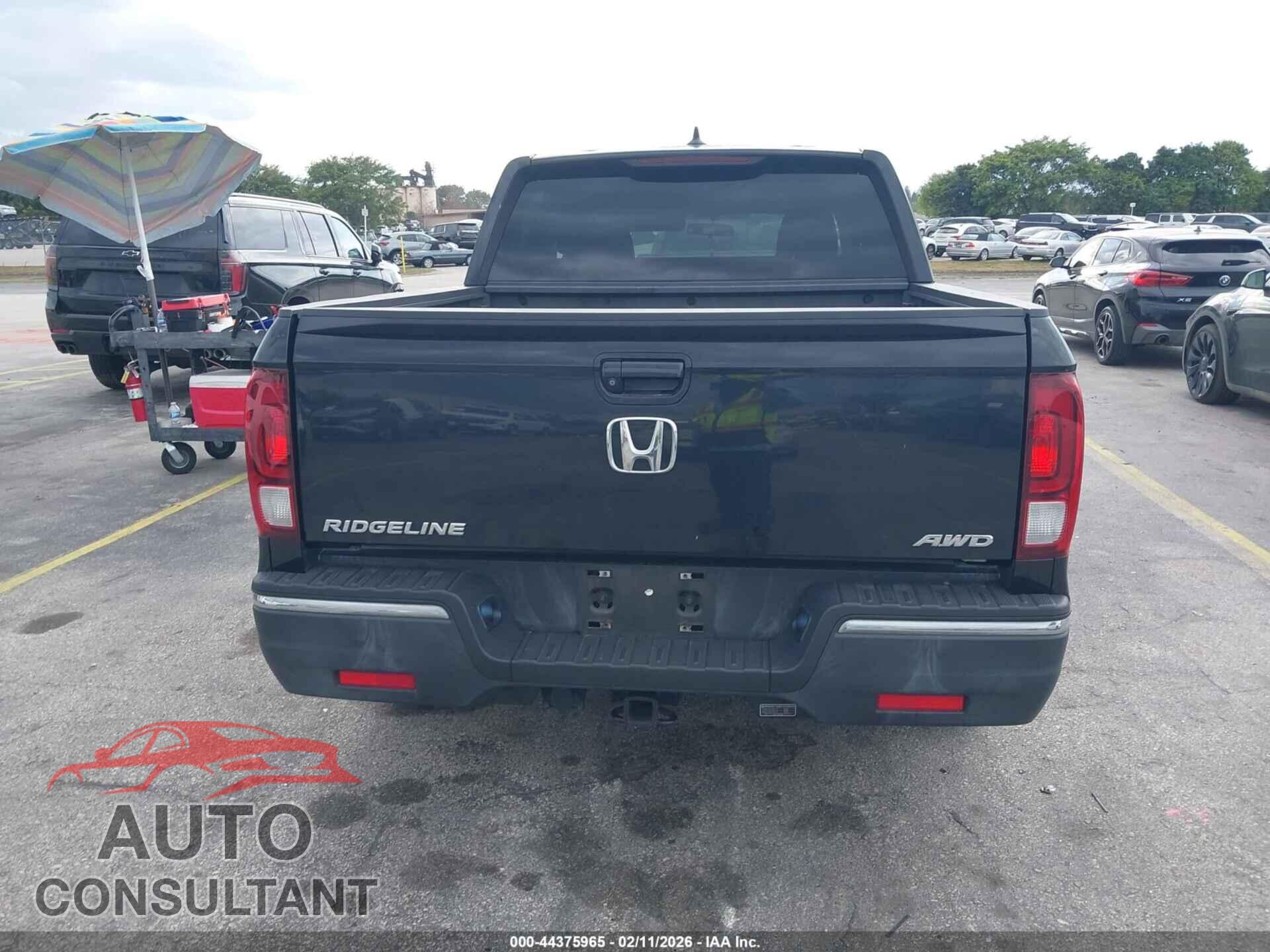 HONDA RIDGELINE 2017 - 5FPYK3F57HB004861