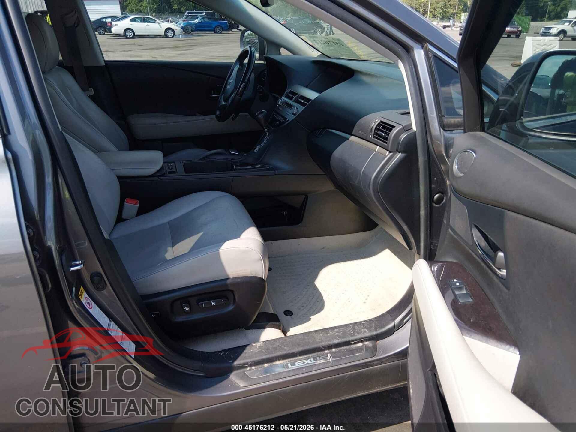 LEXUS RX 350 2013 - 2T2BK1BA0DC213620