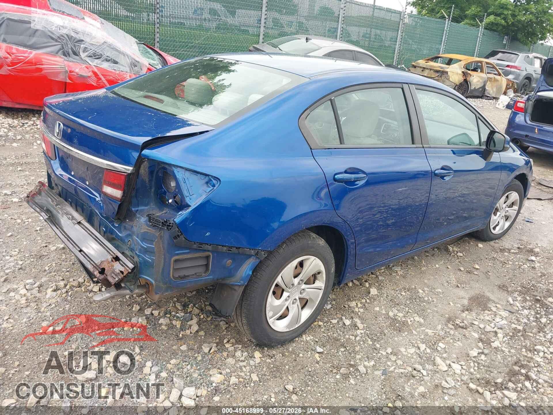 HONDA CIVIC 2013 - 19XFB2F58DE270612