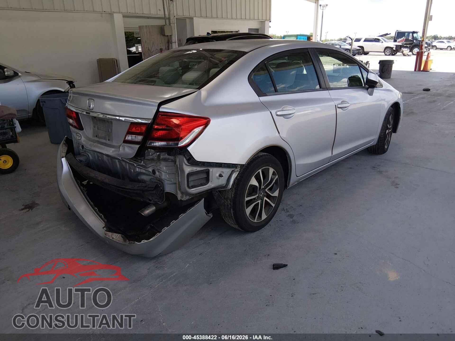 HONDA CIVIC 2013 - 19XFB2F81DE032241