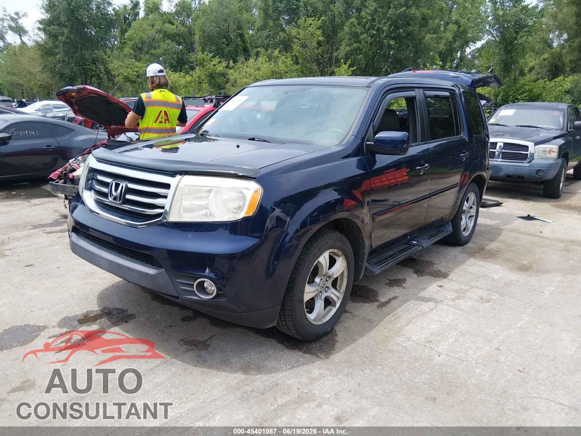 HONDA PILOT 2014 - 5FNYF4H5XEB002288