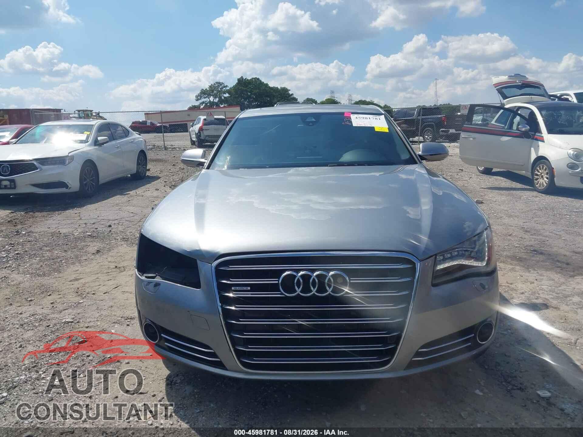 AUDI A8 2012 - WAUAVAFD6CN032736