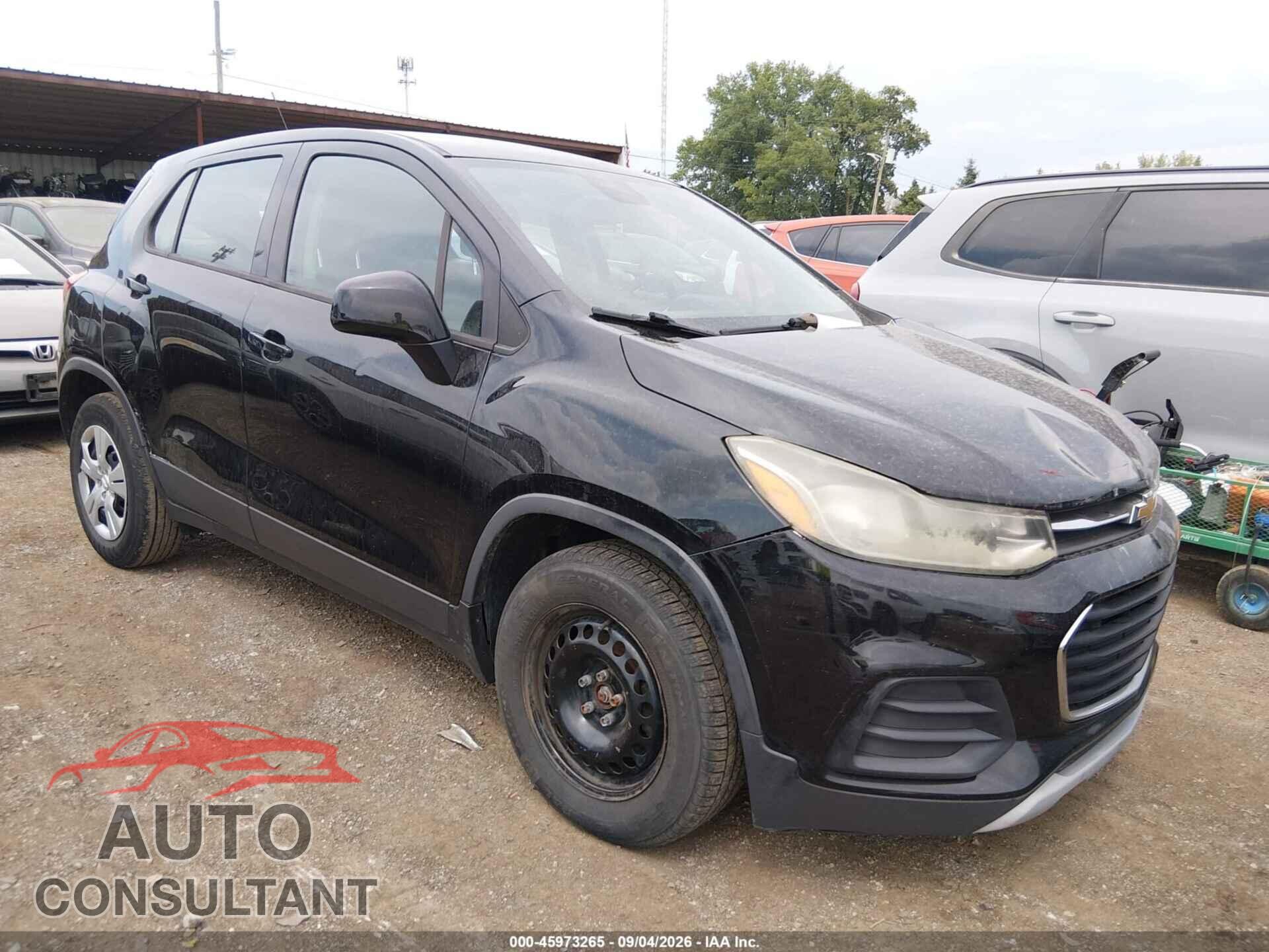 CHEVROLET TRAX 2017 - 3GNCJKSB3HL250245