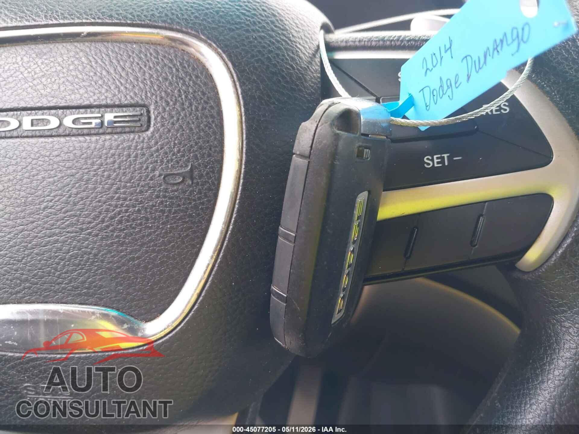 DODGE DURANGO 2014 - 1C4RDHAG6EC560455