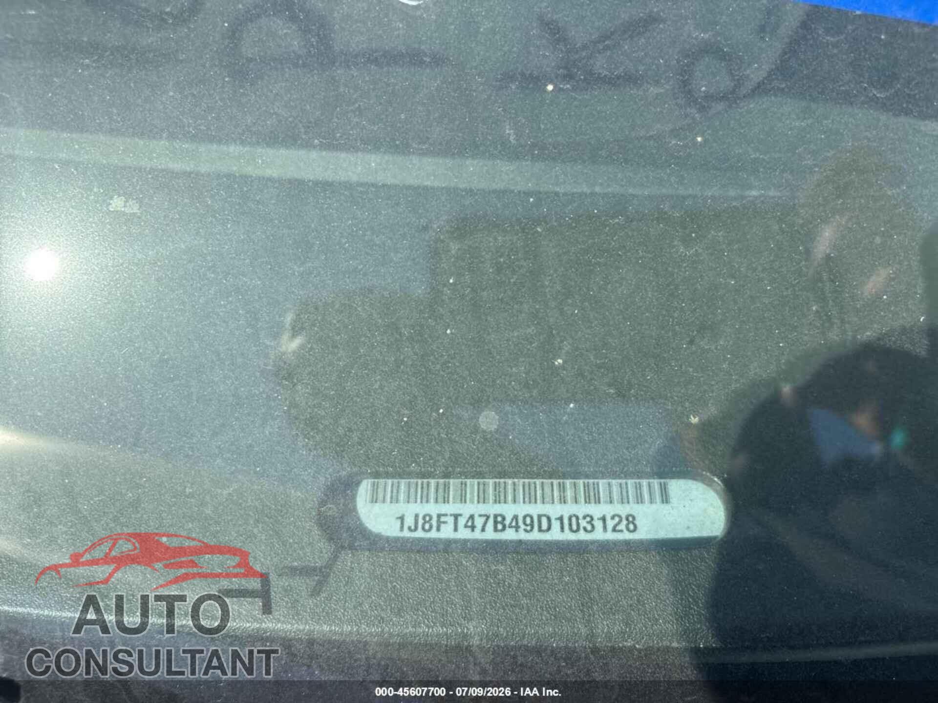 JEEP COMPASS 2009 - 1J8FT47B49D103128