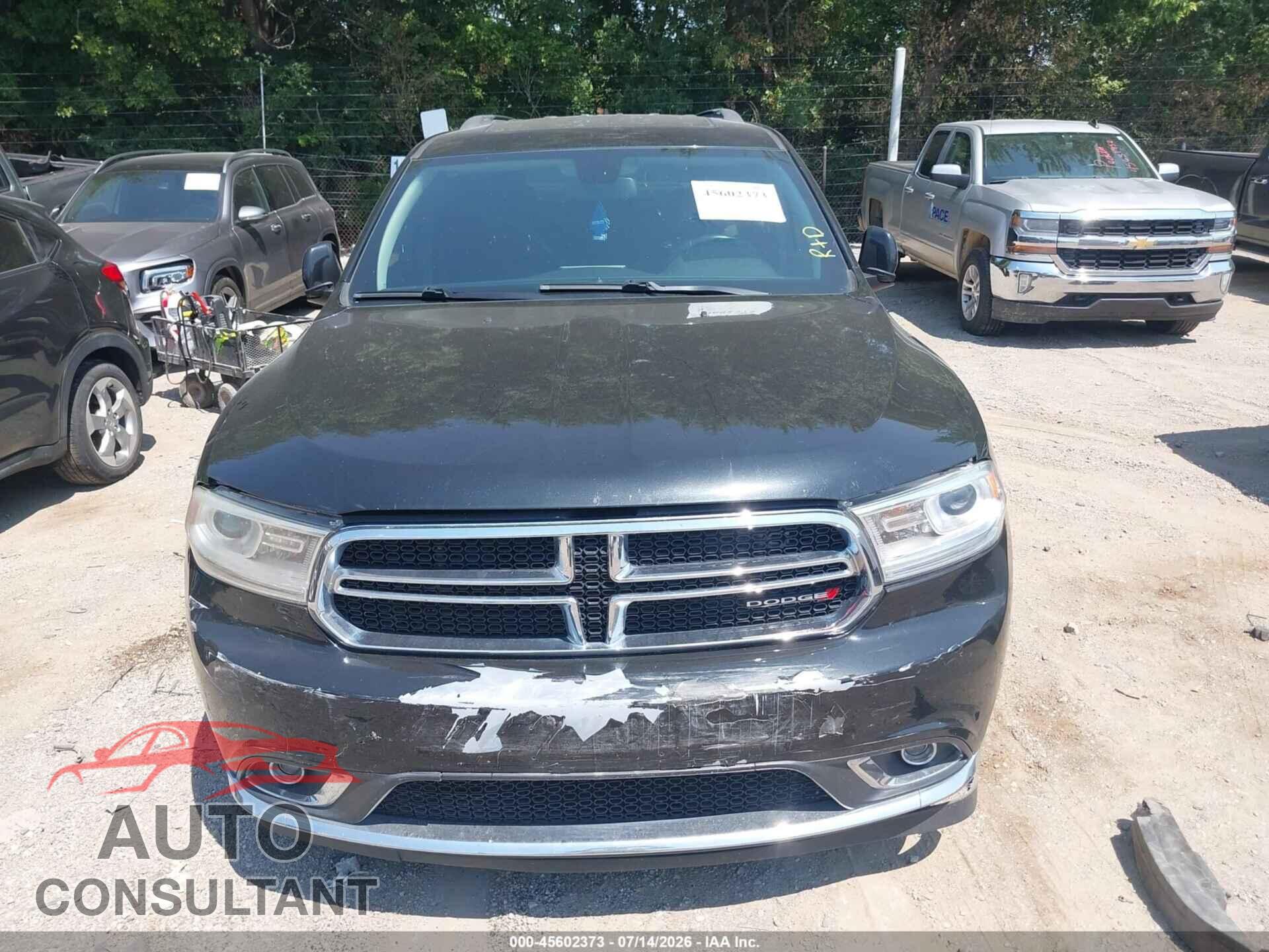 DODGE DURANGO 2015 - 1C4RDJAG3FC245511