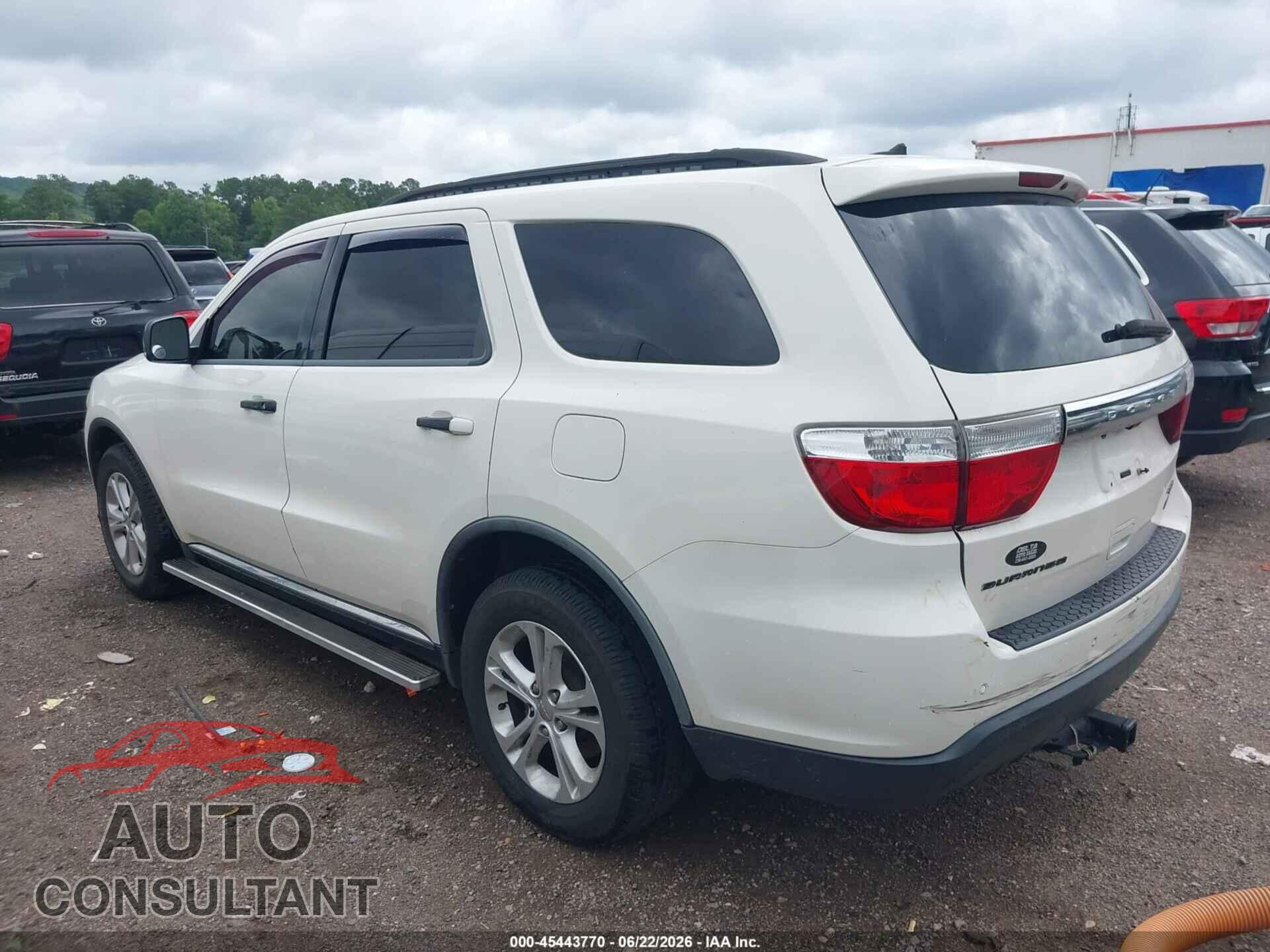 DODGE DURANGO 2012 - 1C4RDHDG1CC129935