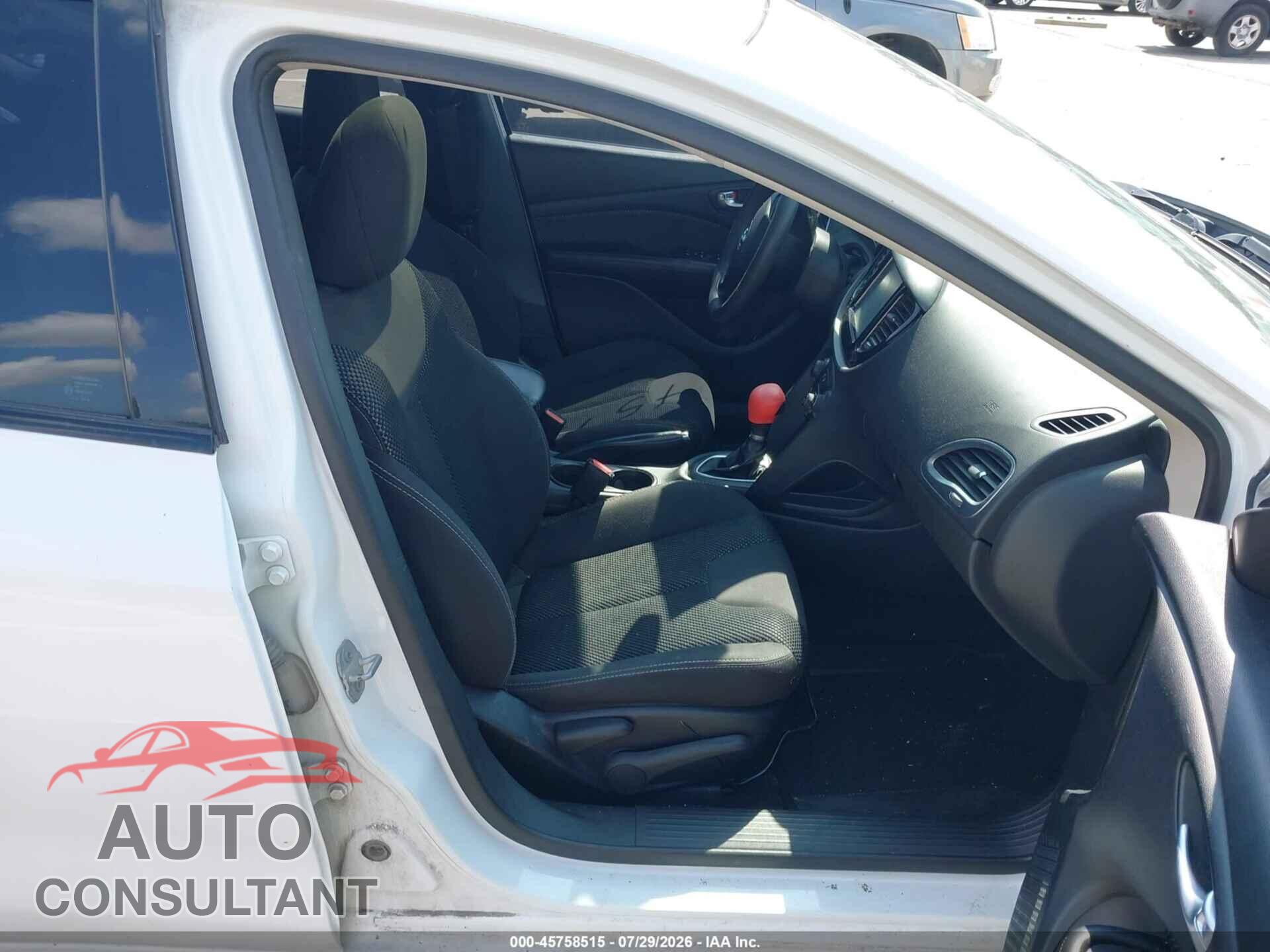 DODGE DART 2015 - 1C3CDFBB0FD362418