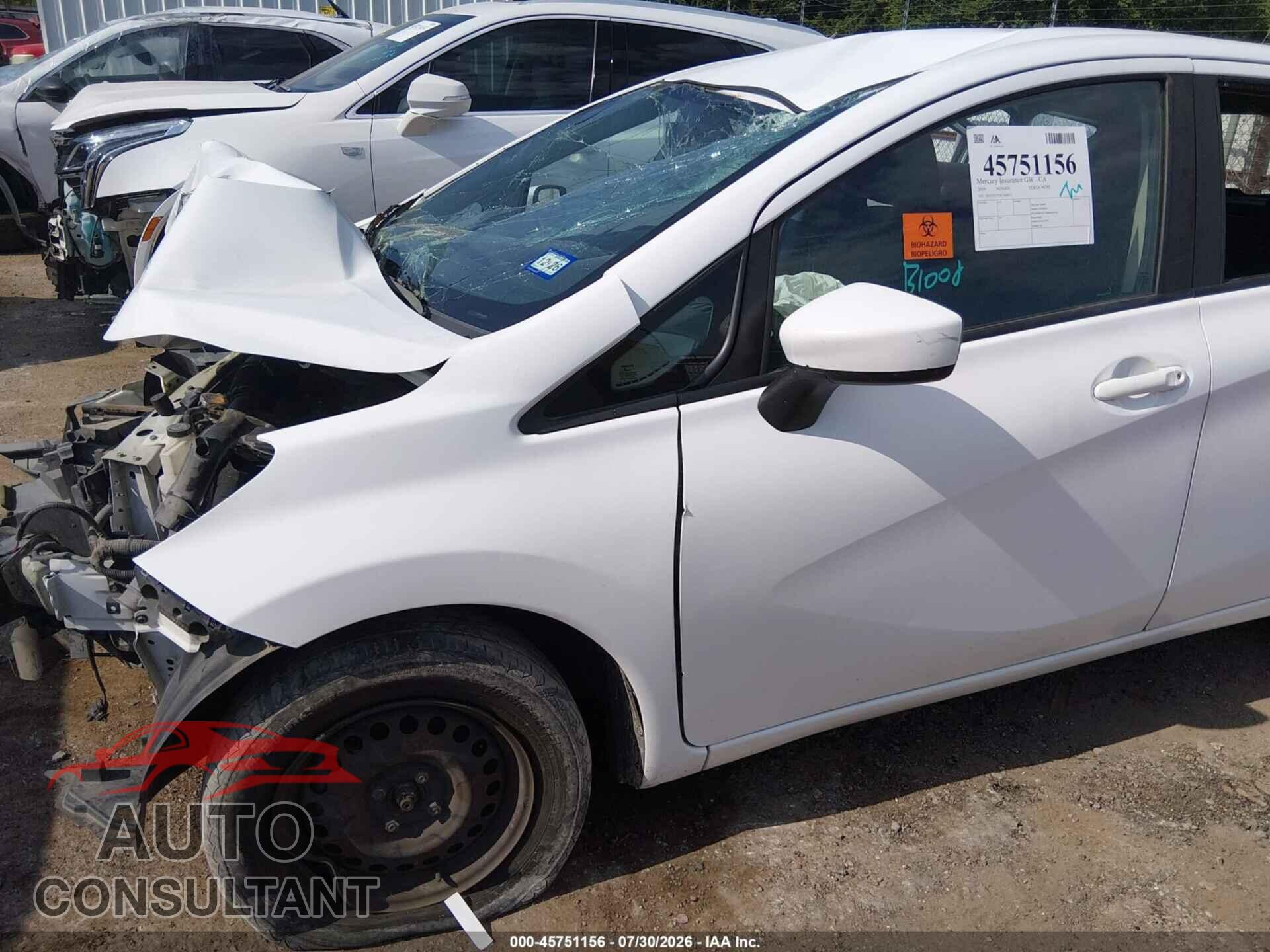 NISSAN VERSA NOTE 2019 - 3N1CE2CP3KL366627