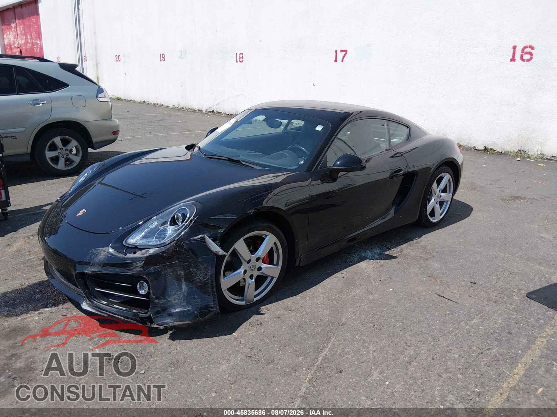 PORSCHE CAYMAN 2015 - WP0AB2A85FK181897