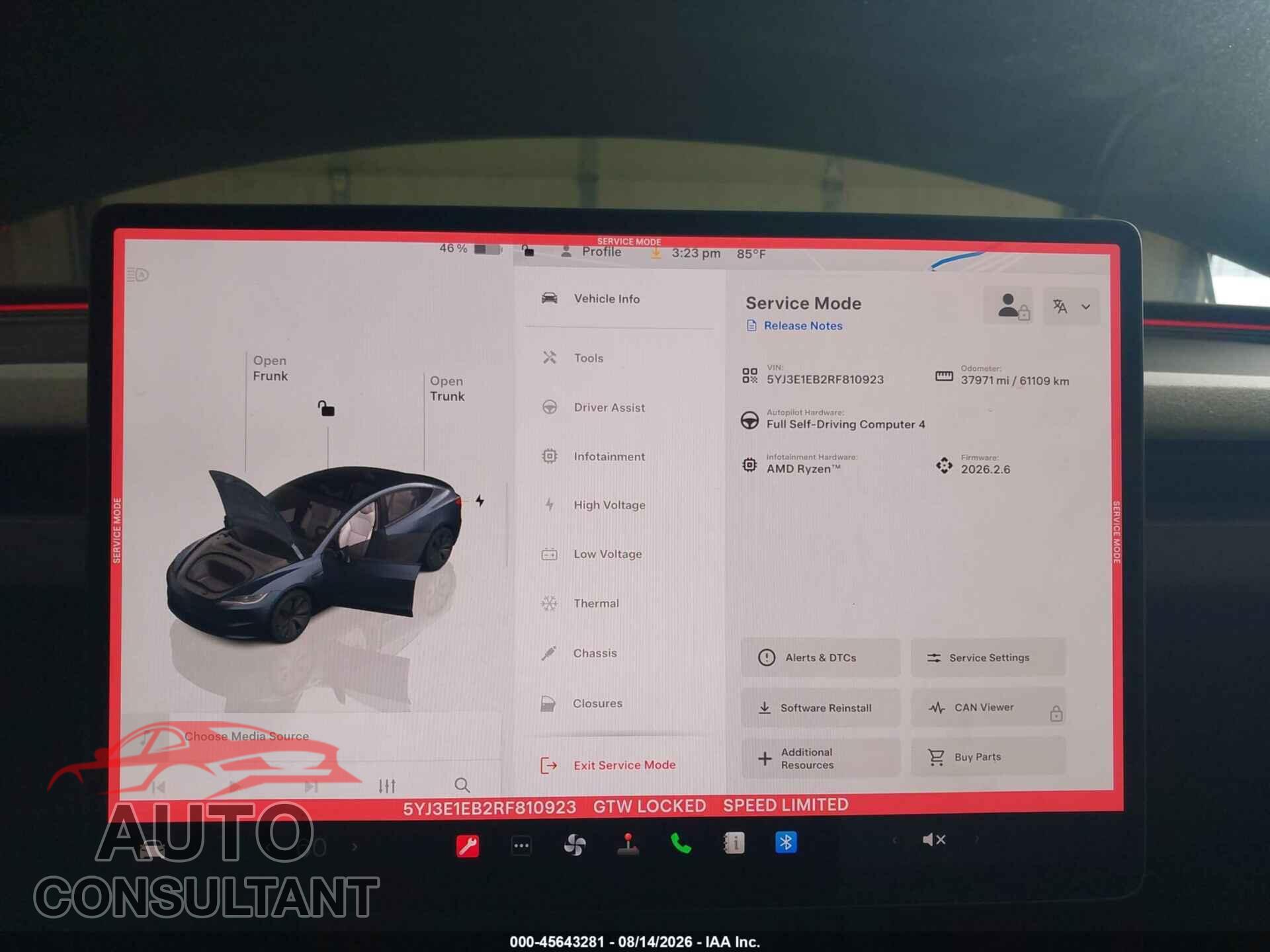 TESLA MODEL 3 2024 - 5YJ3E1EB2RF810923