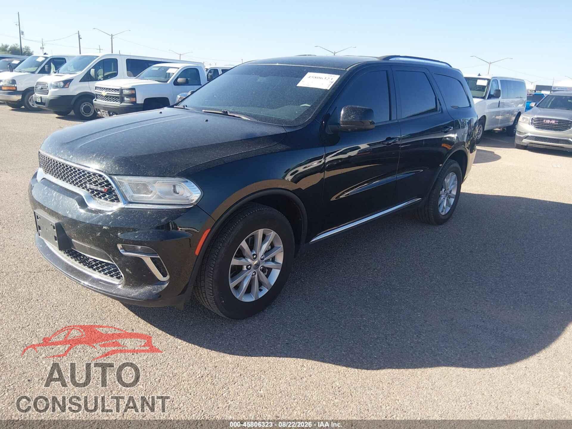 DODGE DURANGO 2022 - 1C4RDJAG8NC132247