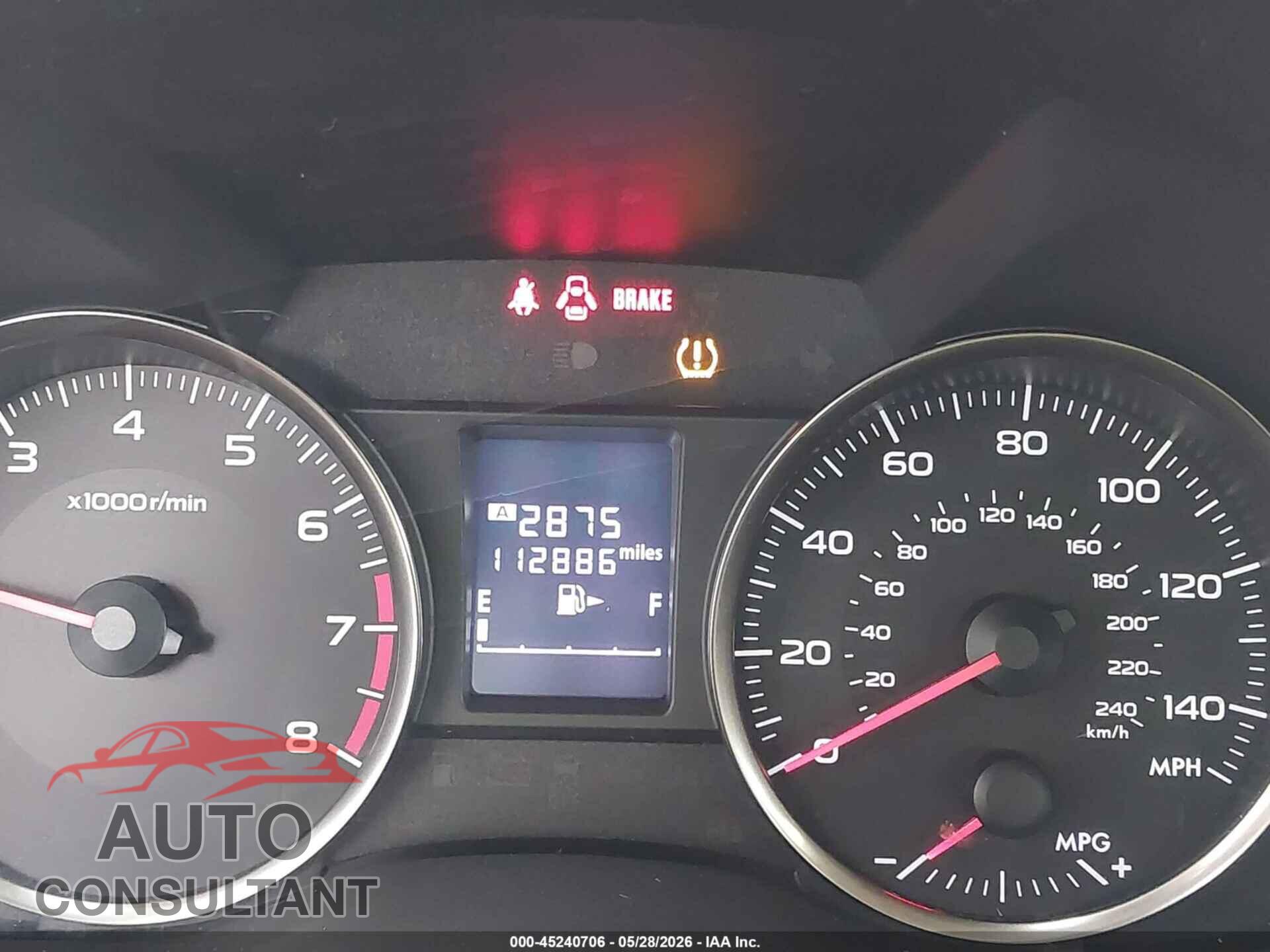 SUBARU IMPREZA 2016 - JF1GPAA63G9214978