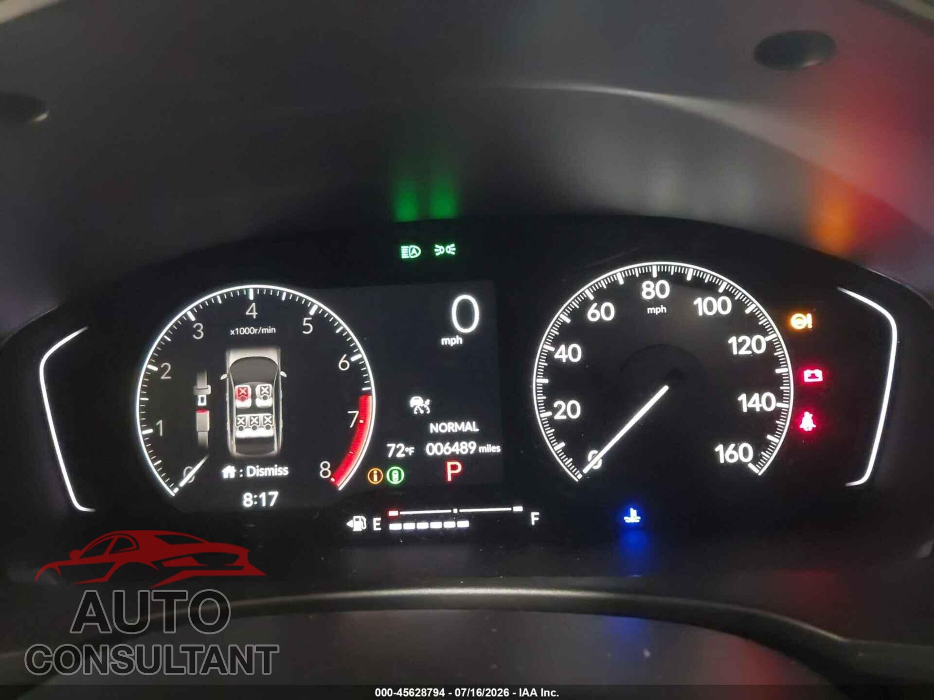 HONDA CIVIC 2026 - 2HGFE2F50TH505595
