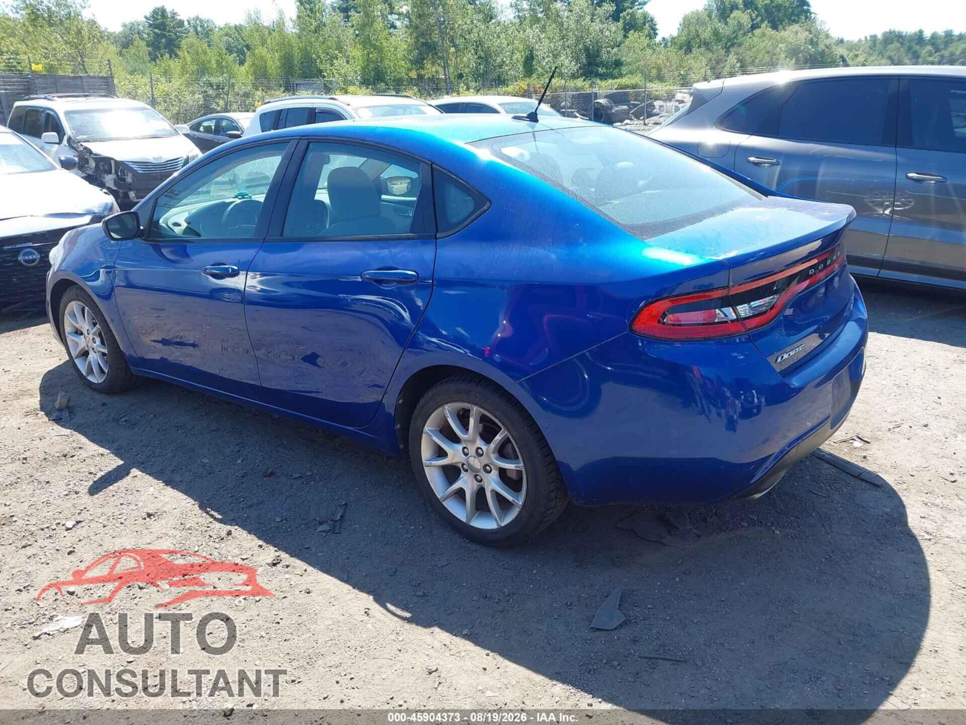 DODGE DART 2013 - 1C3CDFBH0DD708551