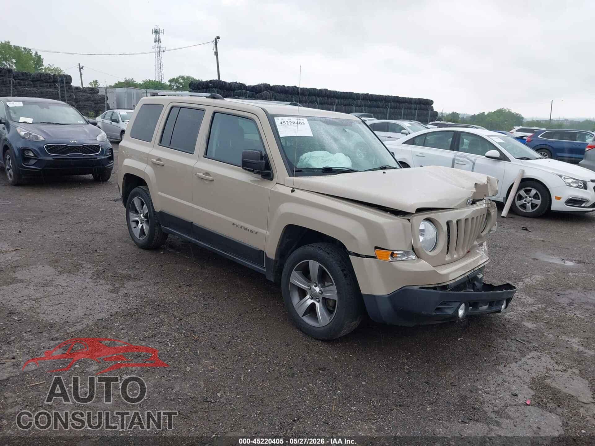 JEEP PATRIOT 2017 - 1C4NJPFA1HD187166