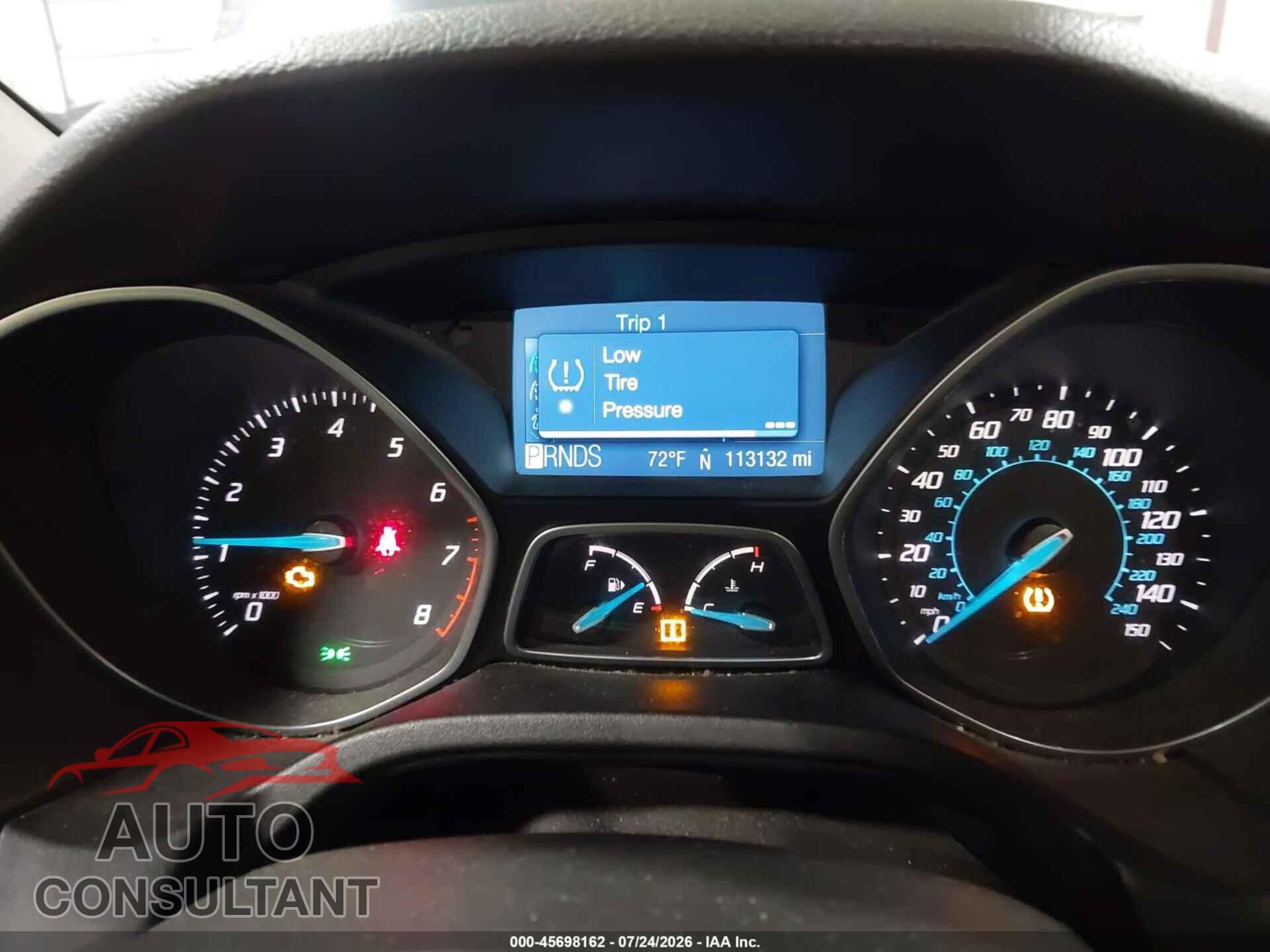 FORD FOCUS 2012 - 1FAHP3F23CL119100