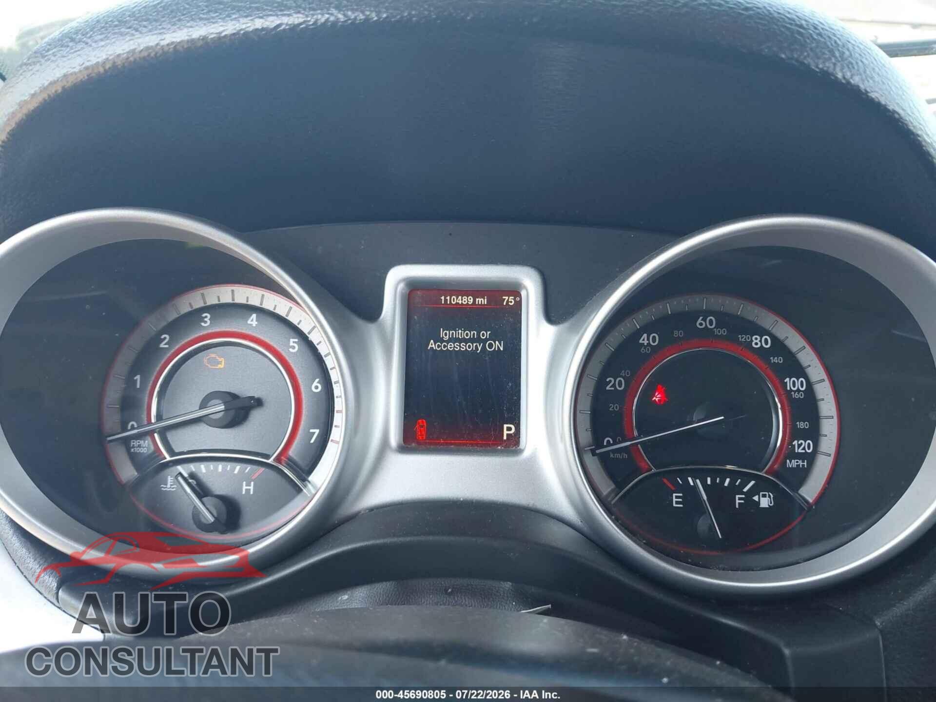 DODGE JOURNEY 2015 - 3C4PDCBB5FT738732