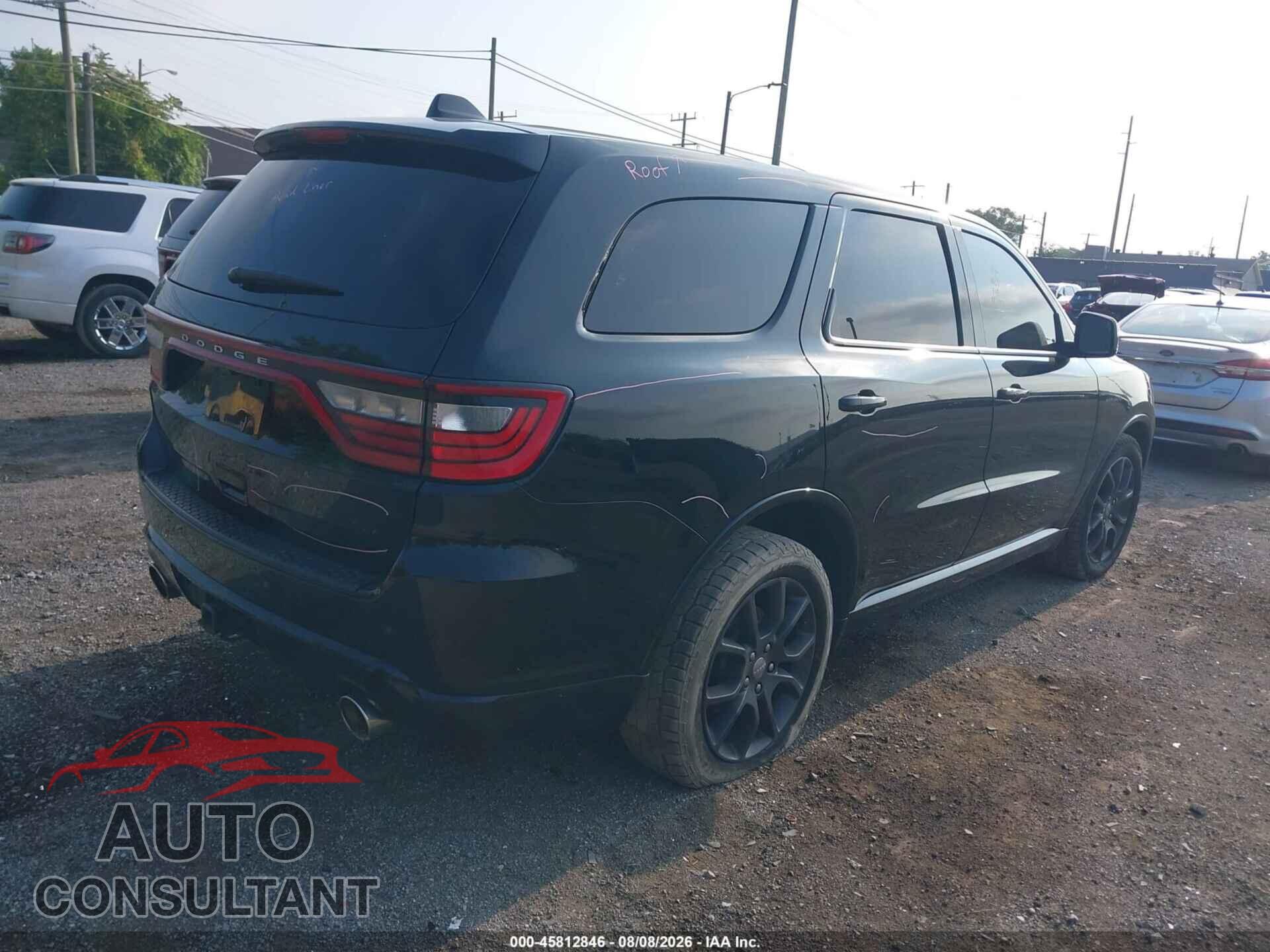 DODGE DURANGO 2017 - 1C4SDJCT9HC630411
