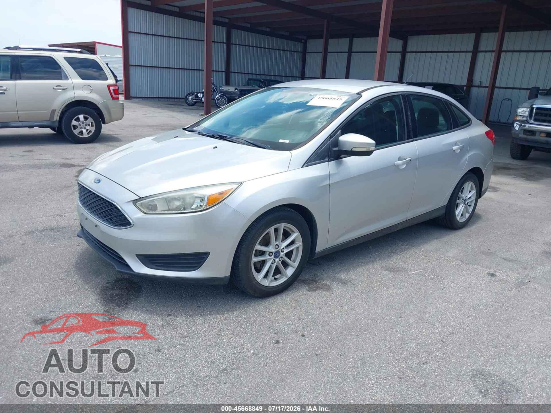 FORD FOCUS 2016 - 1FADP3F22GL336870