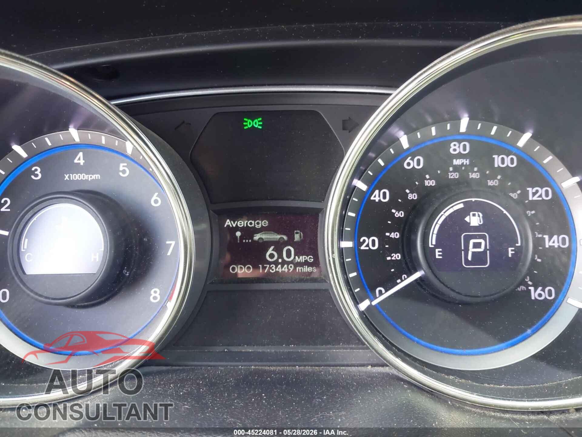 HYUNDAI SONATA 2012 - 5NPEC4AC2CH474083